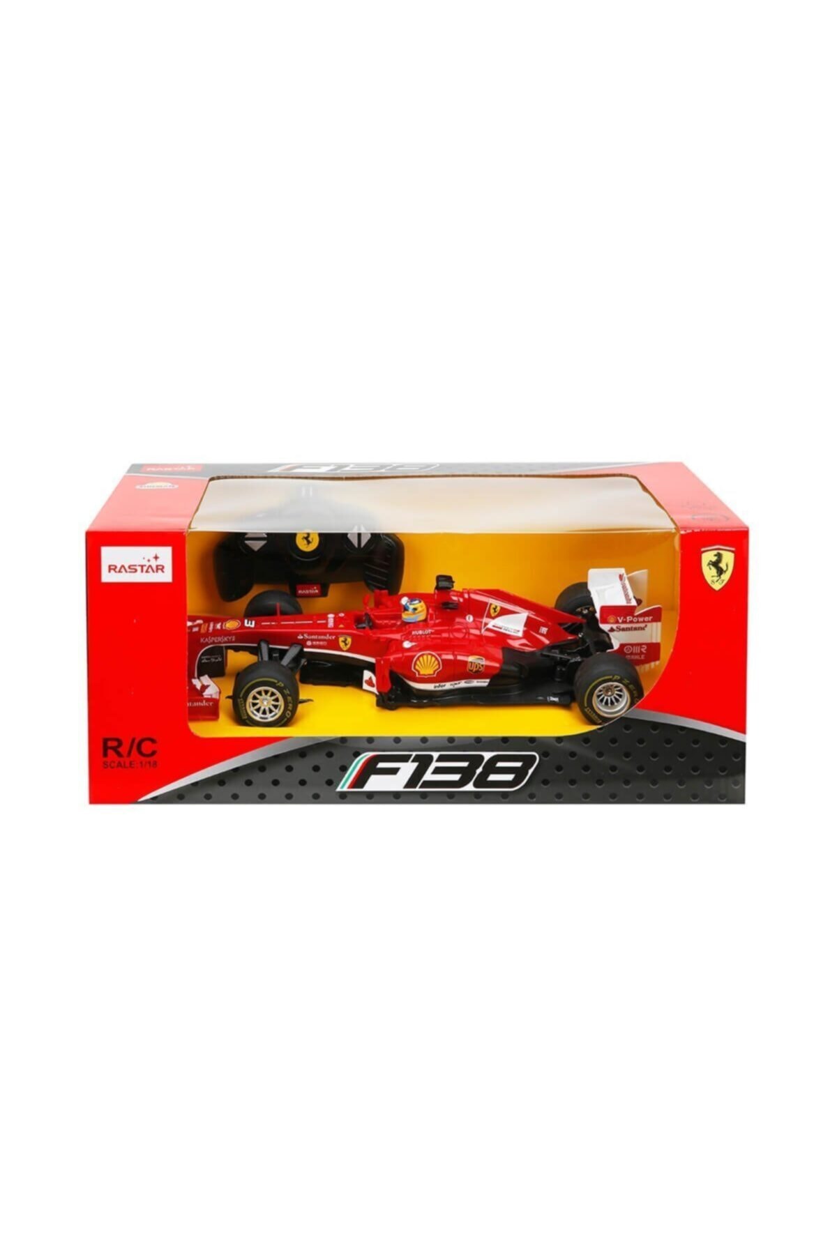 sunman oyuncak 53800 Sunman, 1:18 Ferrari F138 Uzaktan Kumandalı Formula1