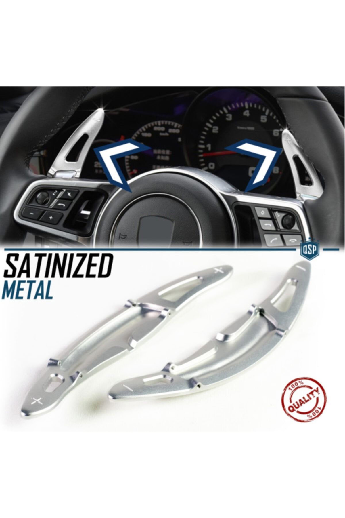 beyaztuning Porsche 911 F1 Vites Kulakçık Paddle Shift 2016 Sonrası Krom