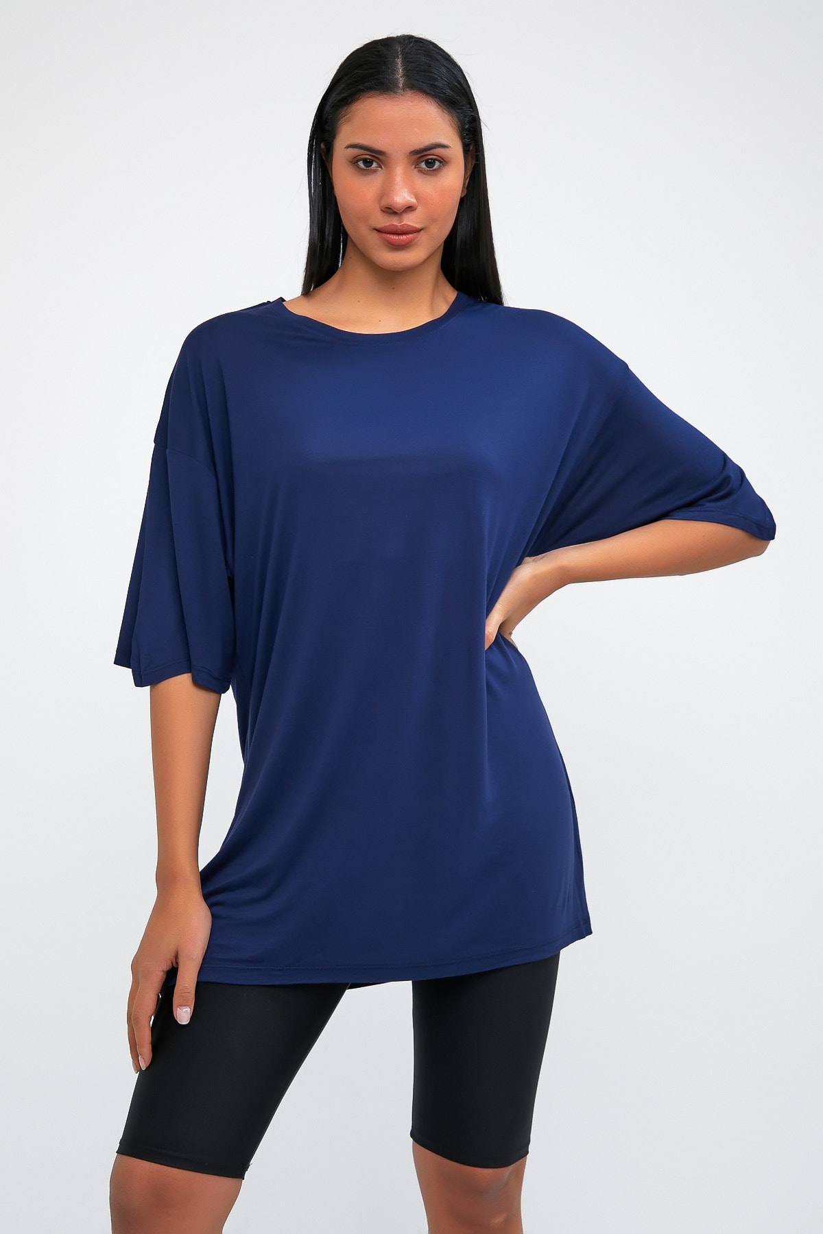 snow basic Mavi Basic Oversize T-shirt