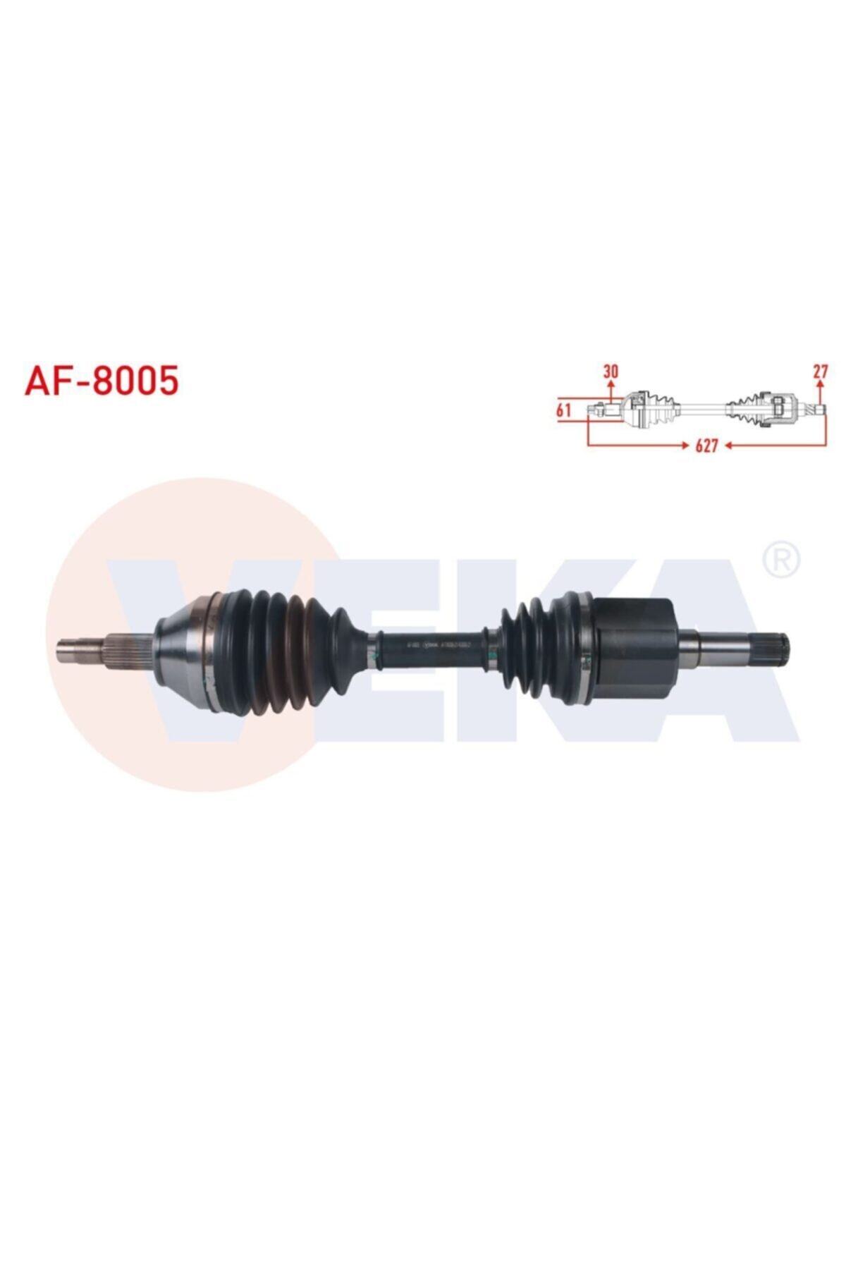ünlü oto Komple Aks Sol On Uzunluk 627mm Alfa Romeo 159 (939) 1.9 Jtdm - 1.9 Jts A-t 200Uyumlu