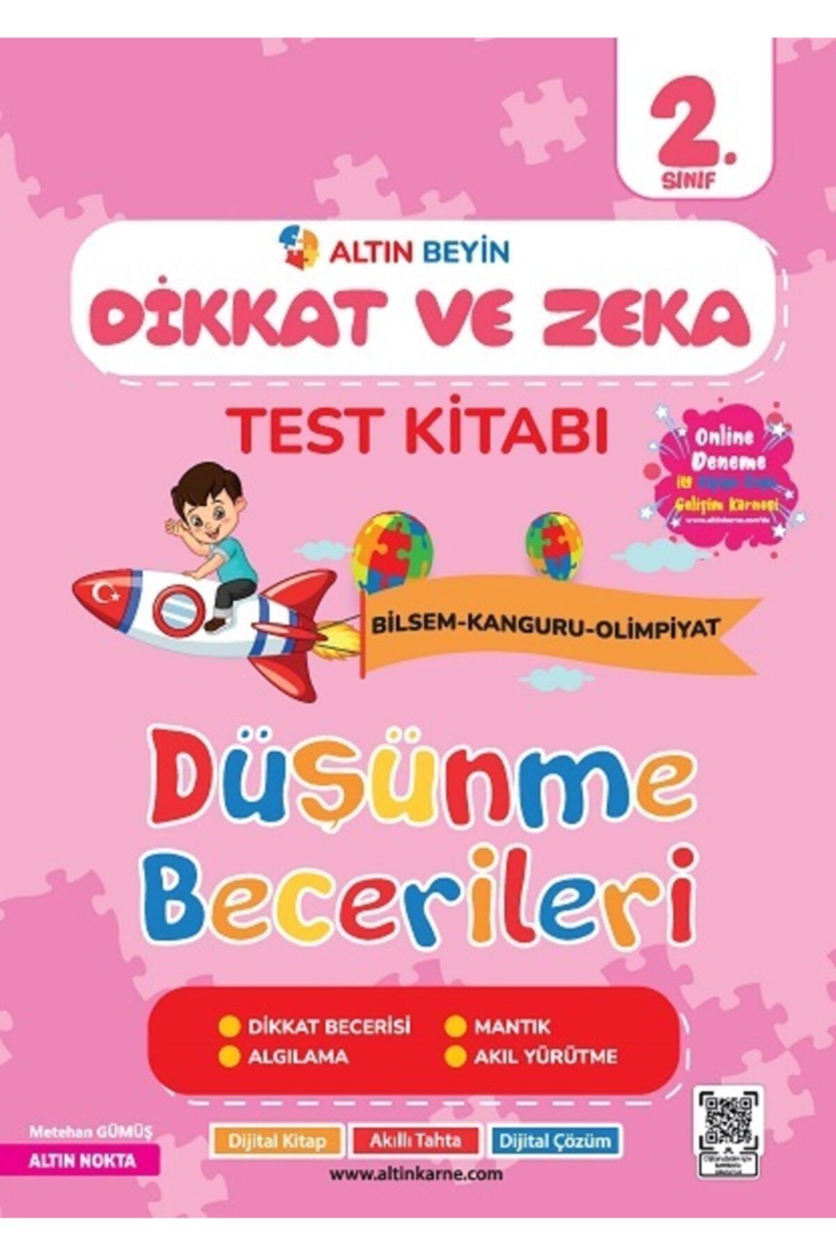 altın nokta 2. Sınıf Altın Beyin Dikkat Ve Zeka Kitabı