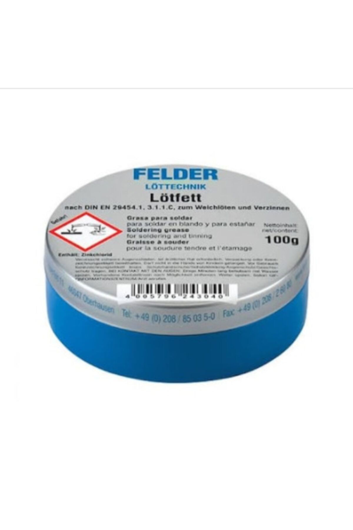 FELDER Lötfett Lehim Pastası 50 Gr