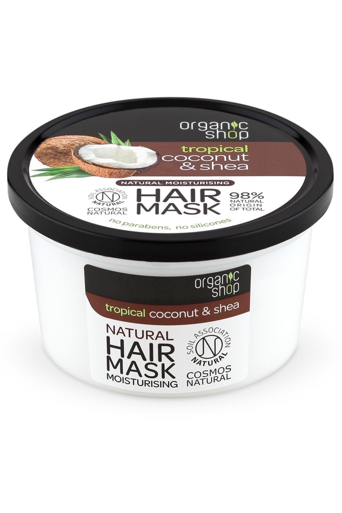Organic Shop Hindistan Cevizi & Shea Yağlı Saç Maskesi 250 Ml