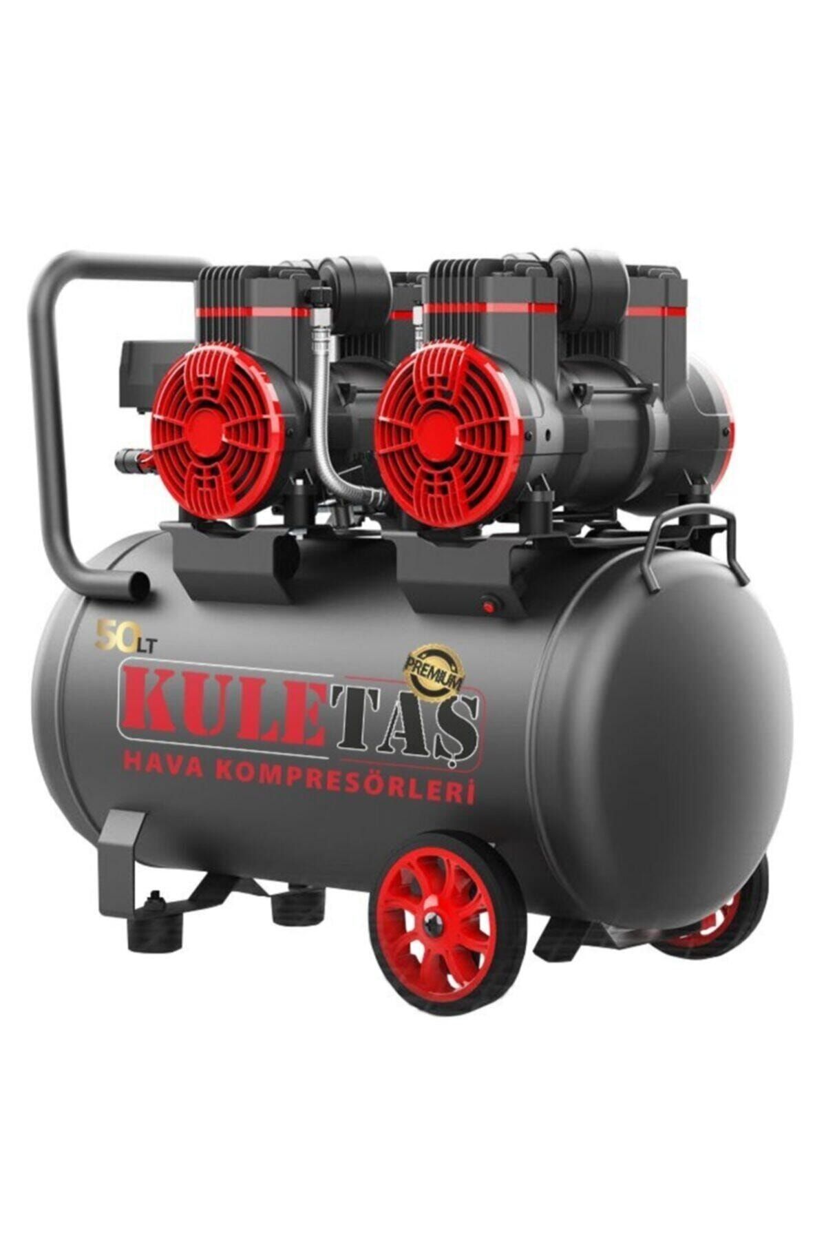 Kuletaş Premium 50 Litre Sessiz Yağsız Hava Kompresörü 4 Hp (italyan Tasarım)
