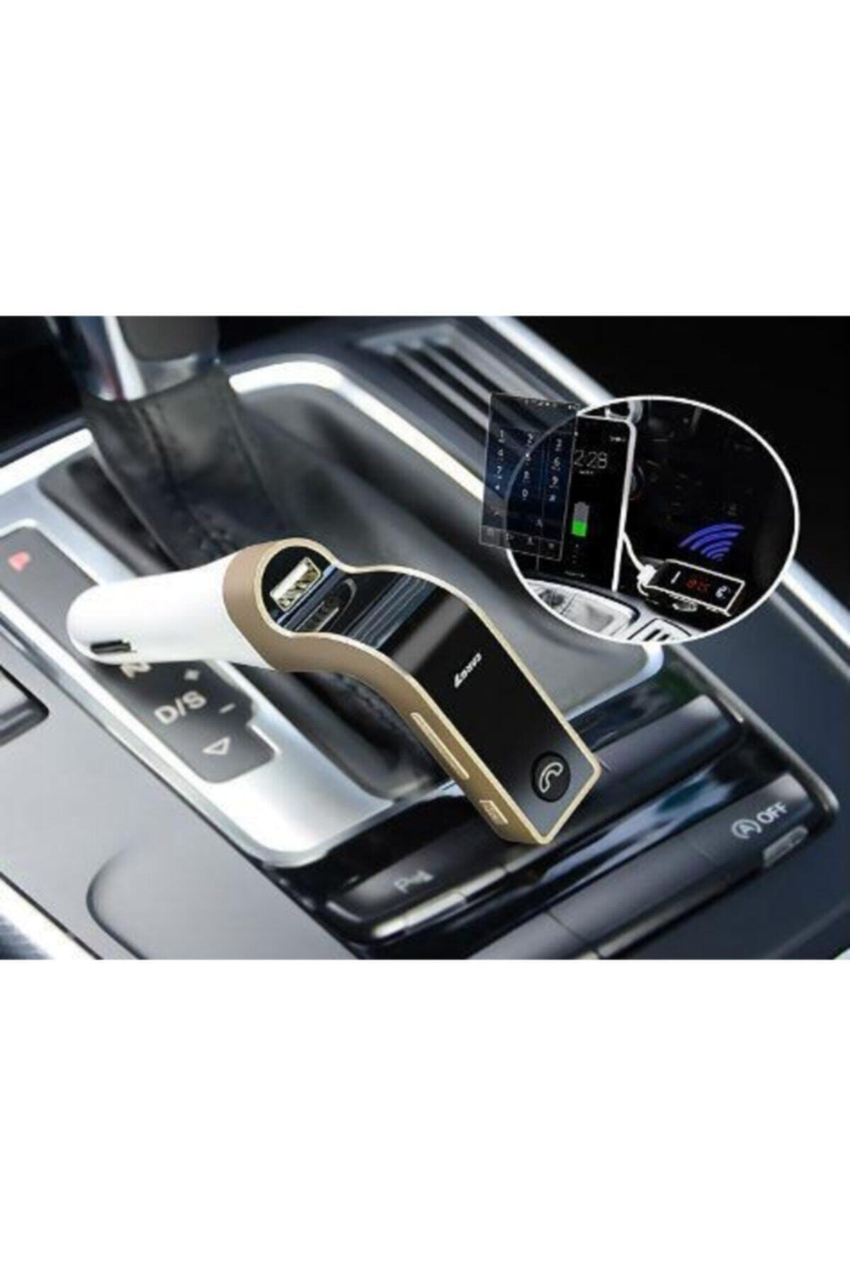 PSG - Bluetooth Araç Kiti Car-g7 Fm Usb Girişli Transmitter Carg7