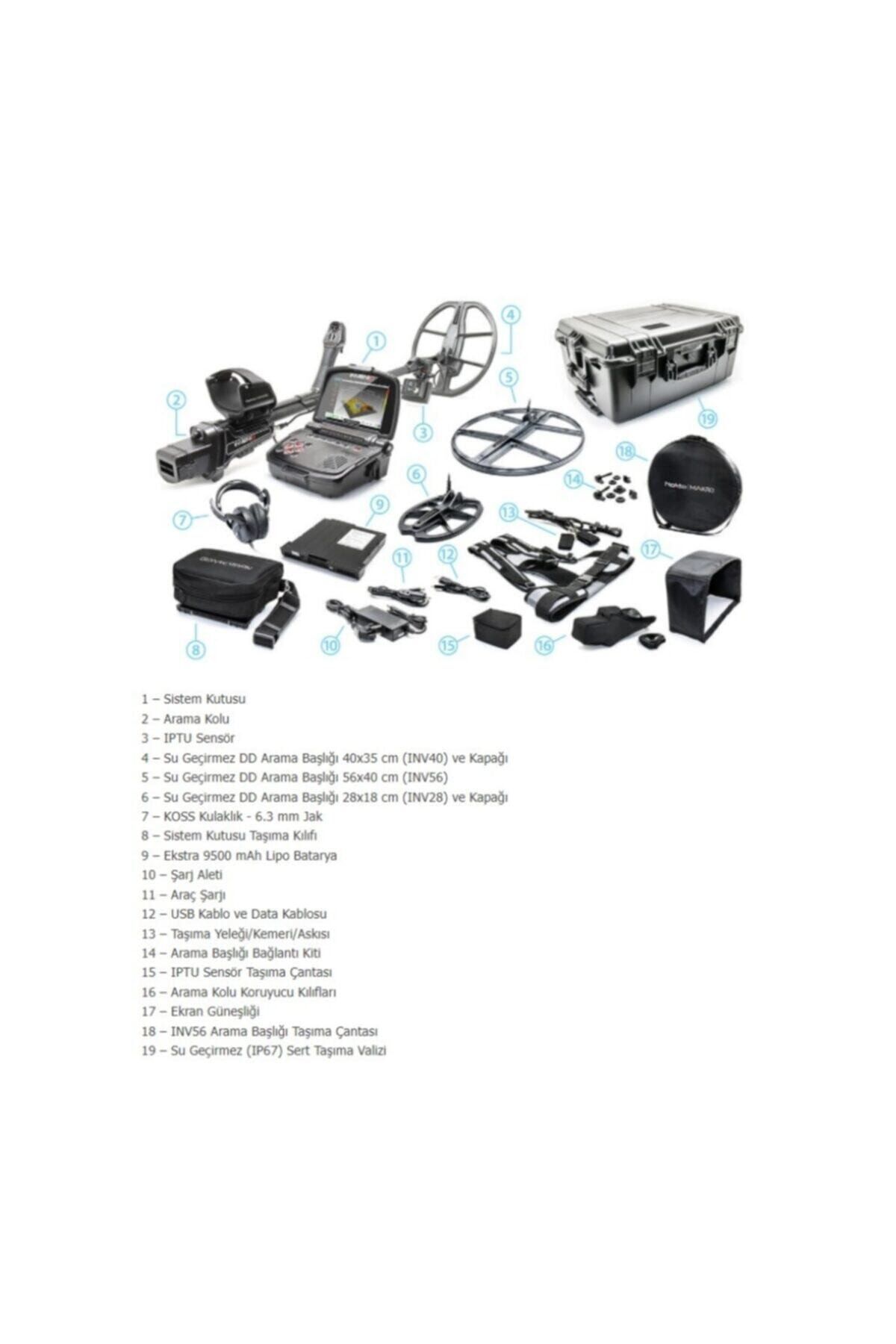 Nokta Dedektör Invenio Pro - Multi Frekans (5khz/14khz/20khz)