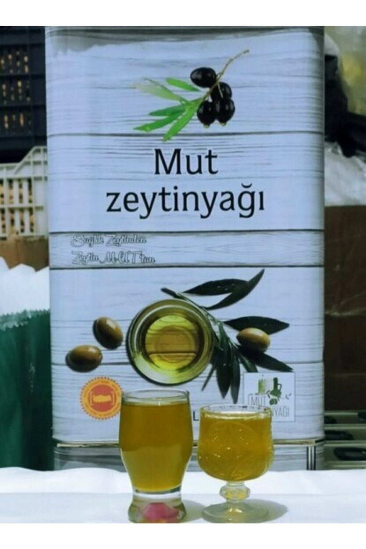 MUT ZEYTİNYAĞI Erken Hasat (2021 EKİM) Doğal Soğuk Sıkım Düşük Asit Oranlı Zeytinyağı 18 Lt Teneke