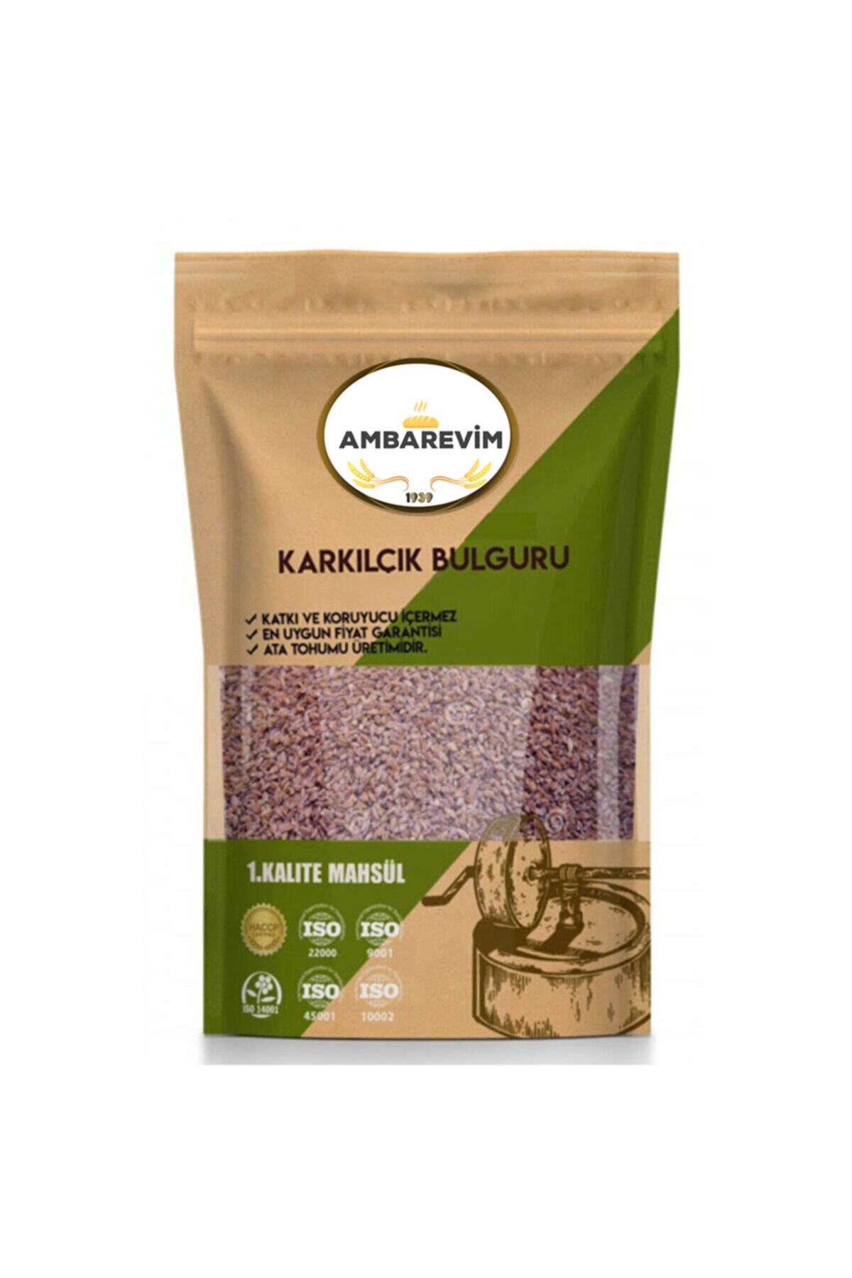 Ambarevim Karakılçık Bulguru 1 Kg Ata Tohumu