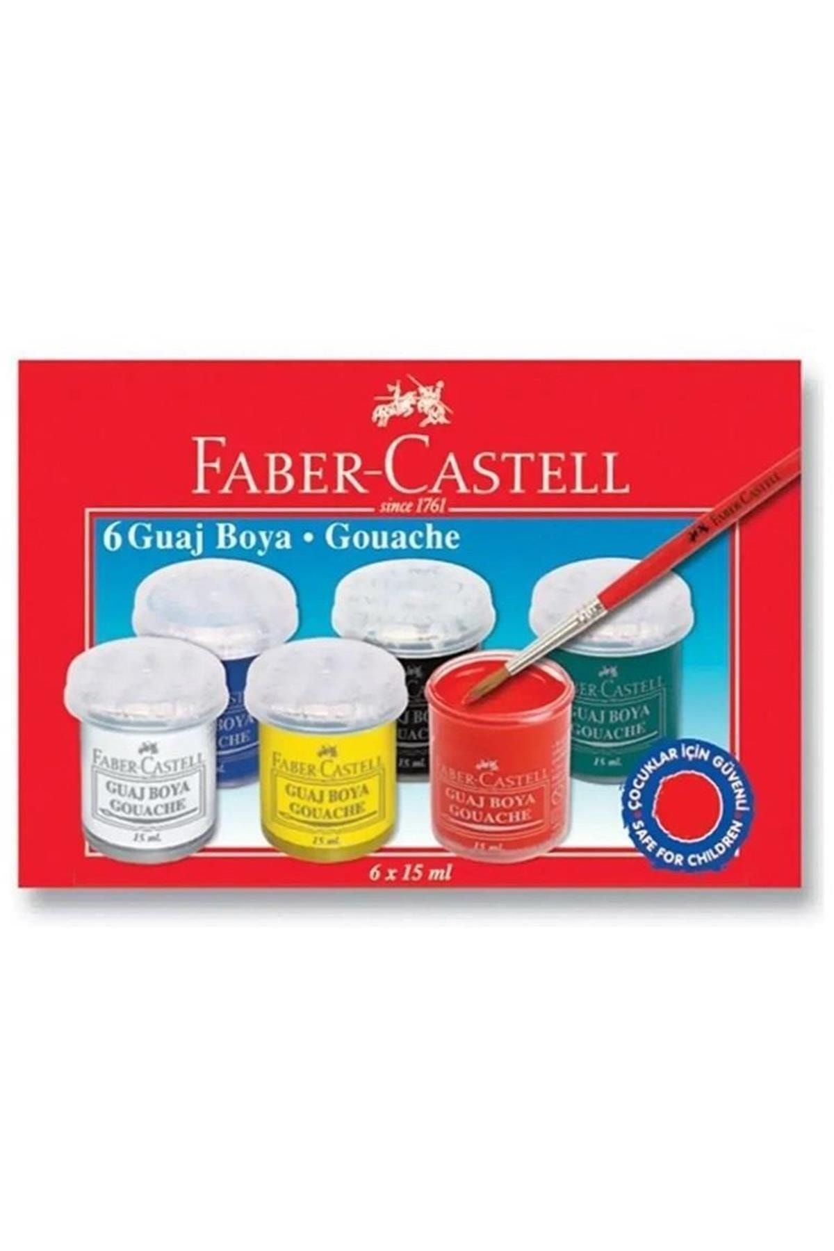 Faber Castell 6 Renk Guaj Boya