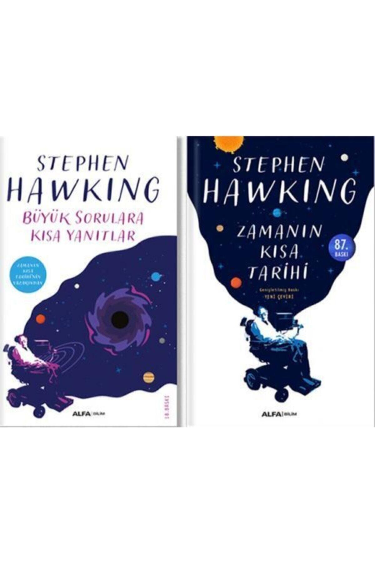 Alfa Yayınları Stephen Hawking Seti Büyük Sorulara Kısa Yanıtlar+ Zamanın Kısa Tarihi: 2 Kitap Takım
