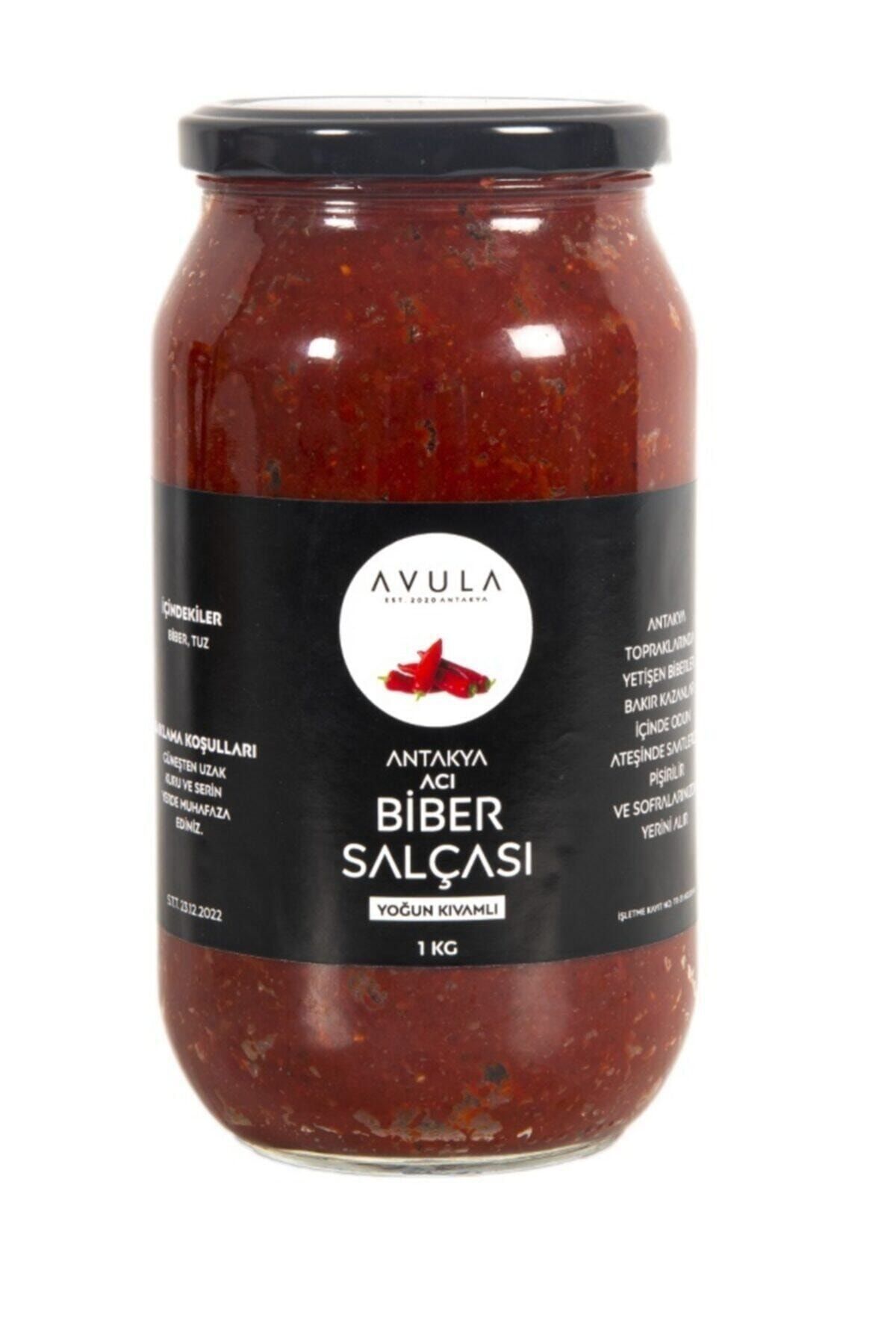 AVULA -antakya Yoğun Kıvamlı Biber Salçası - 1 Kg - Acı