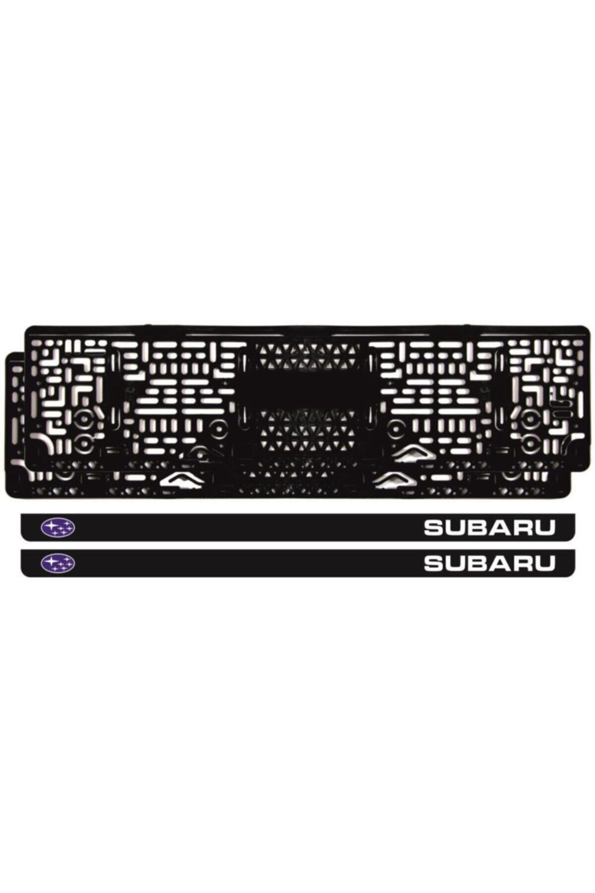 Ömr Dizayn Hediye Subaru Logolu Uv Takmatik Plakalık Oto Aksesuar Tuning