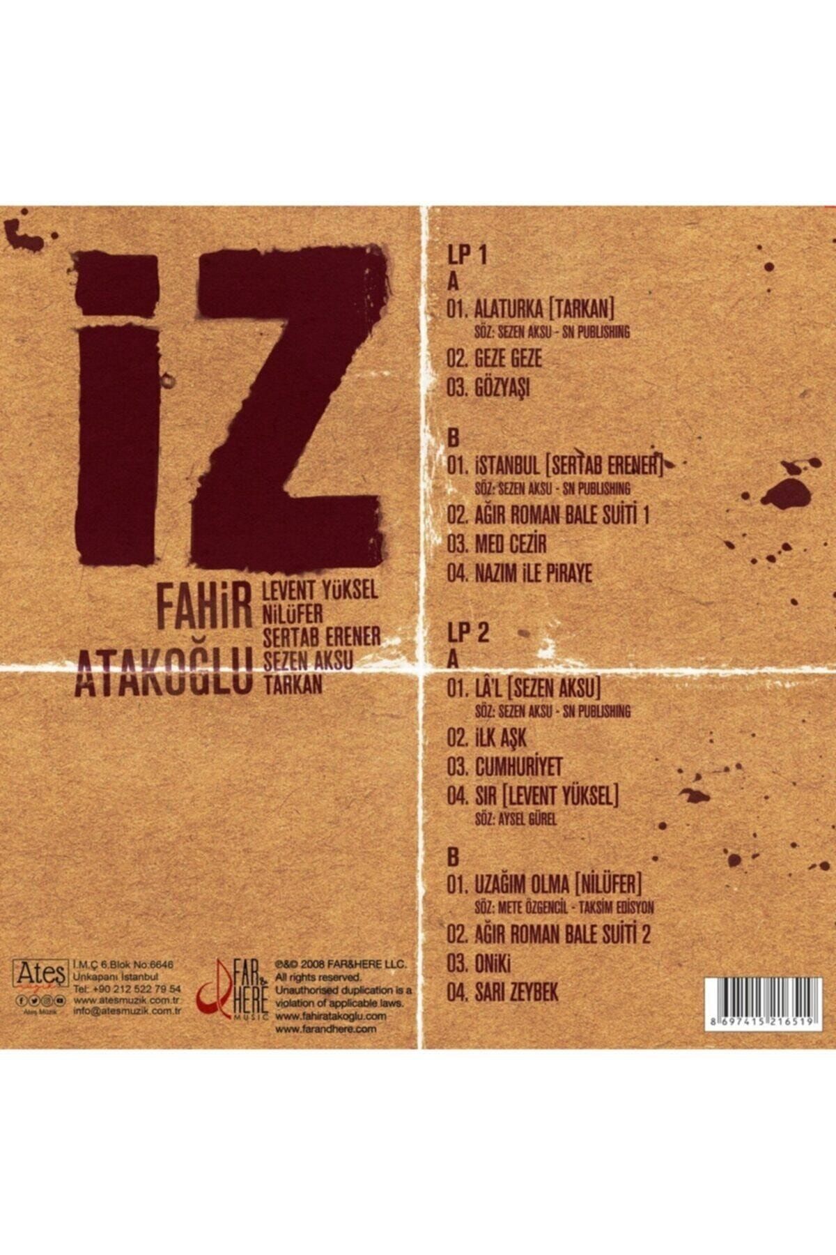 plakmarketi Fahir Atakoğlu - Iz (2lp)