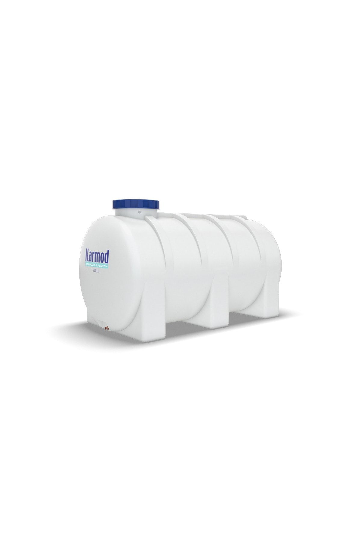 Karmod 750 Litre Polietilen Yatay Su Deposu - Beyaz
