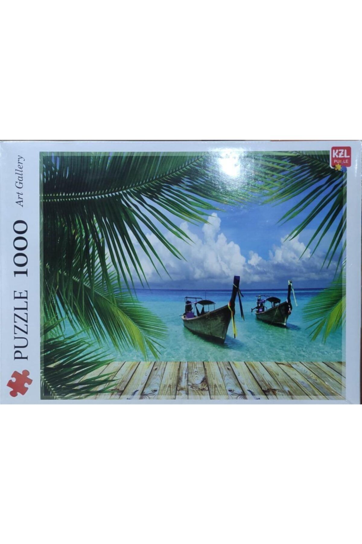 SmartFox Palmiye Ve Okyanusta Sandal 1000 Parça Puzzle