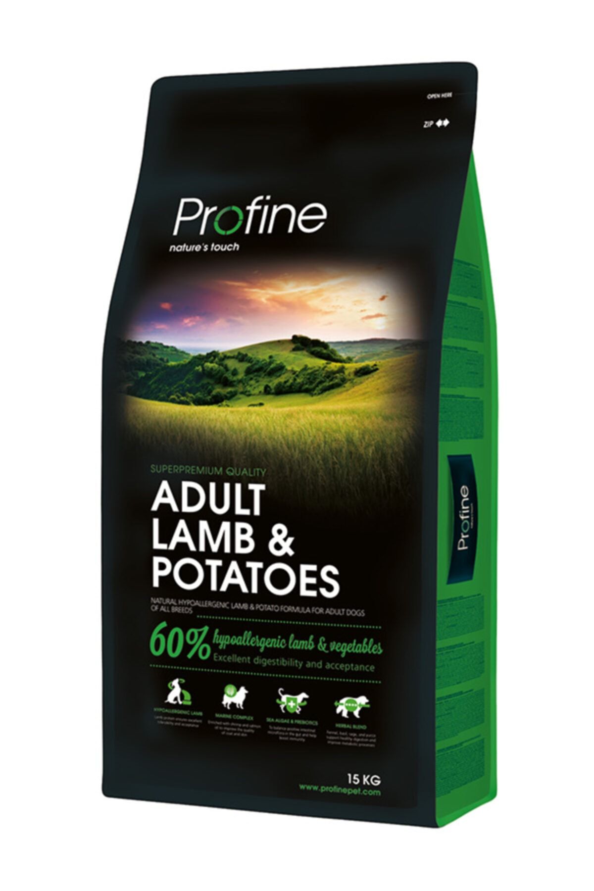 Profine Adult Lamb Az Tahıllı Hipoalerjenik Kuzu Etli Patatesli Yetişkin Köpek Maması 15 kg