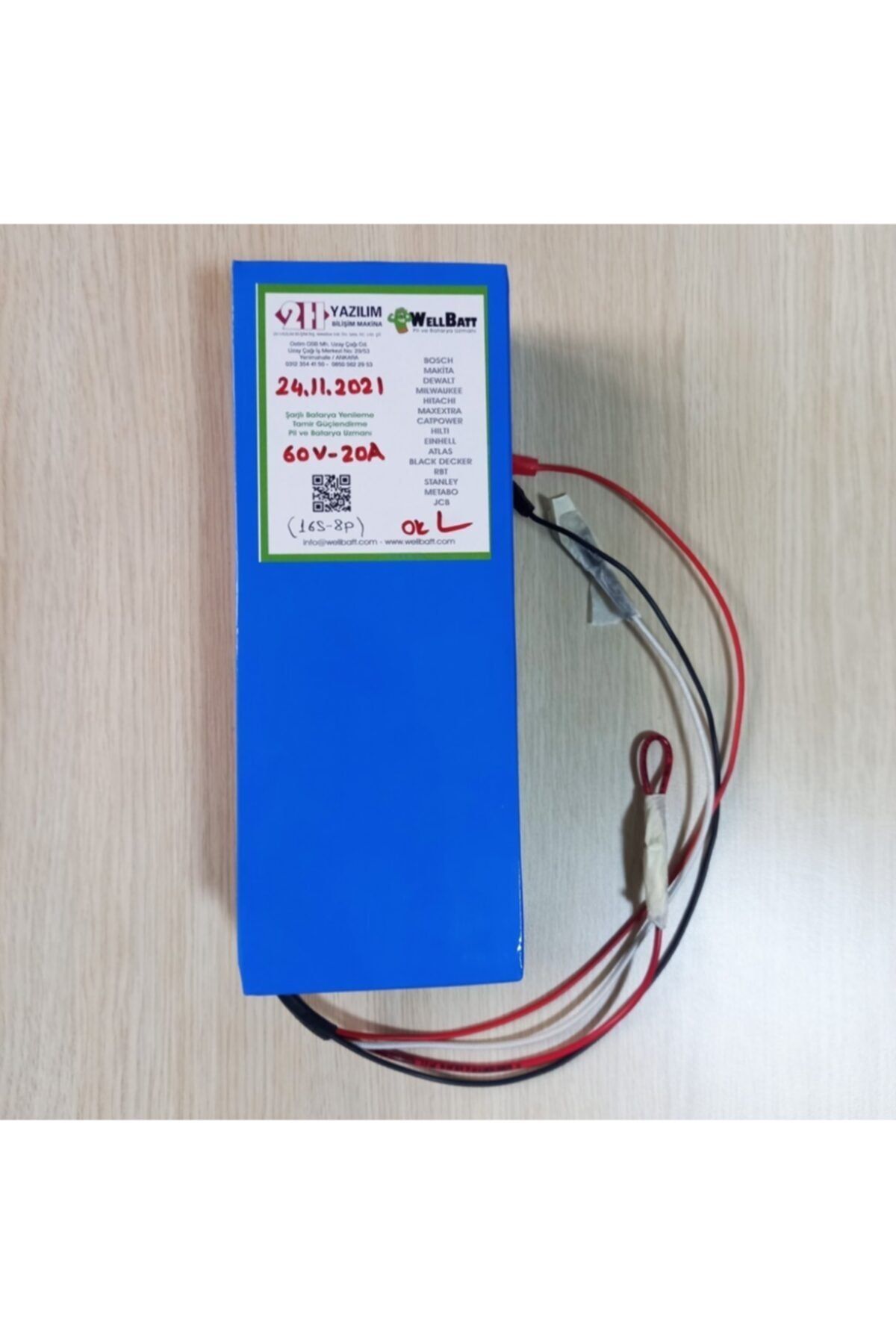wellbatt 60 Volt 20 Amper Scooter Bataryası