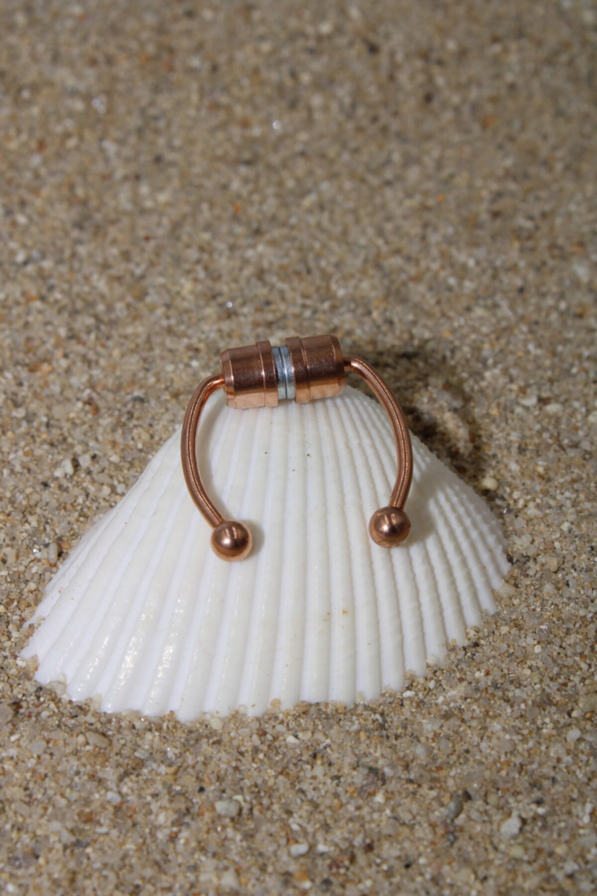 NOBLE GETTO Piercing Fake Septum Mıknatıslı Cerrahi Çelik Rose Renk