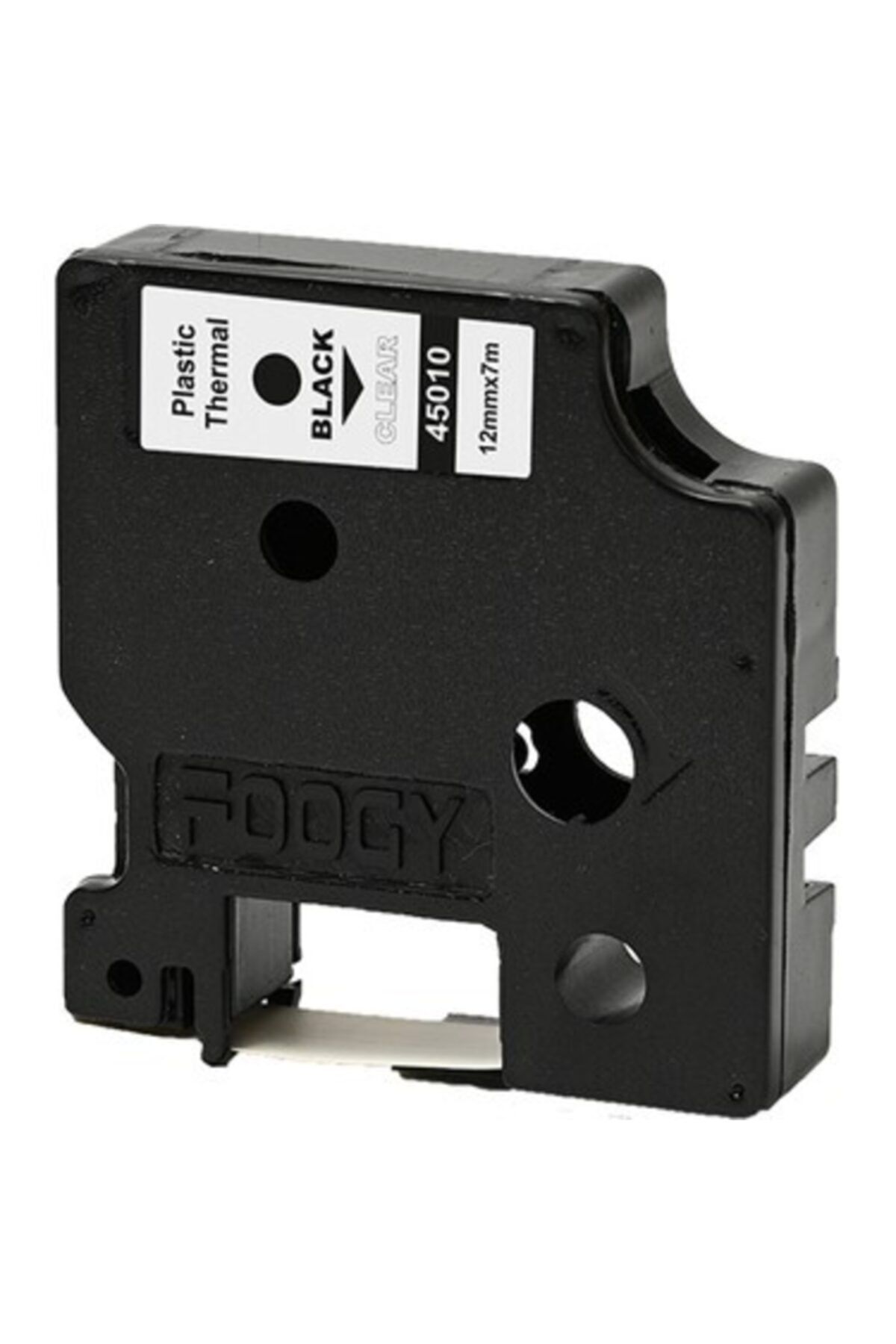 FOOGY Muadil D1 Yedek Şerit 12mmx7m Şeffaf 45010