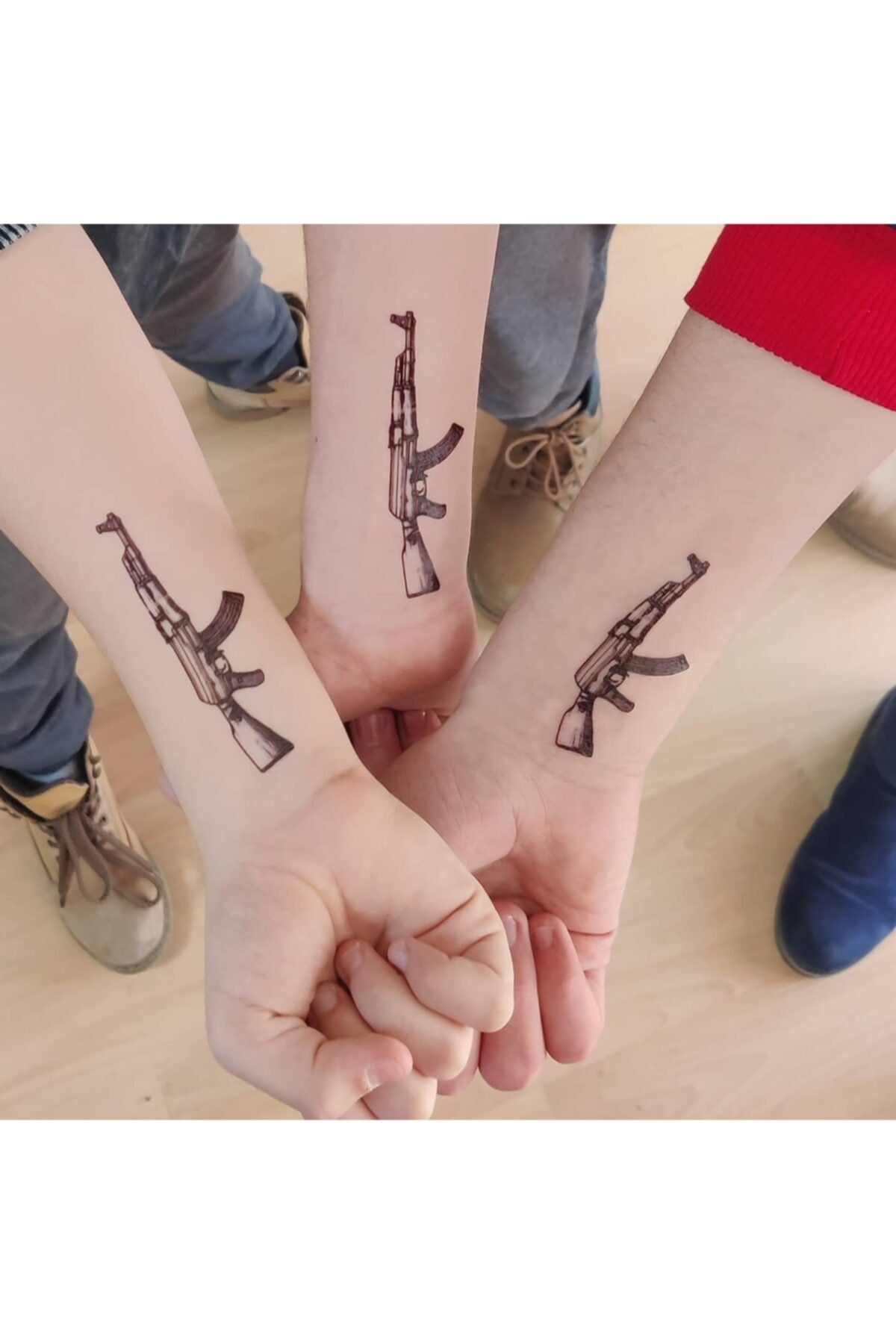 Store&Tattoo Ak47 Geçici Dövme Küçük Boy 10x6 cm