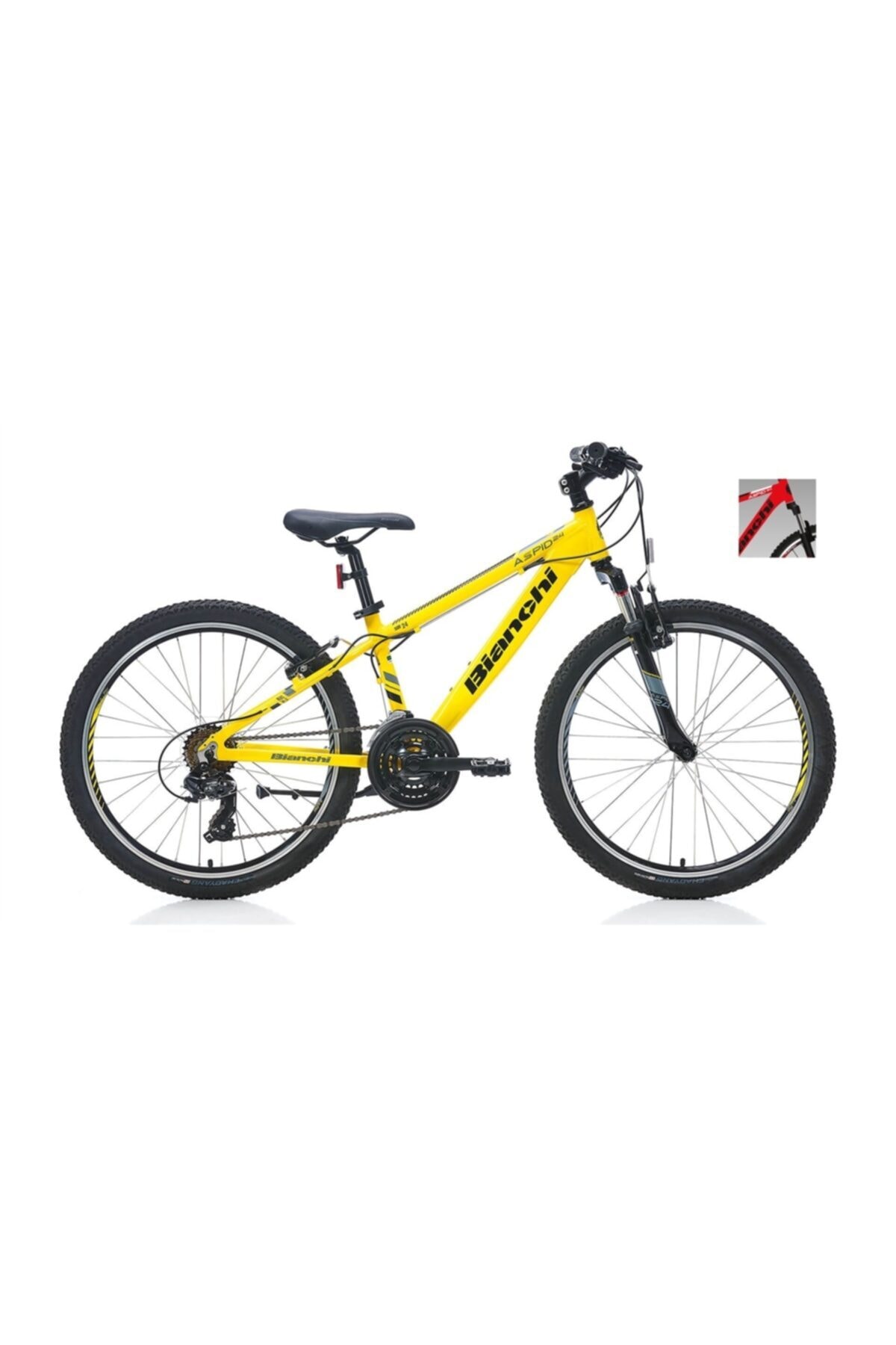 Bianchi Bıanchı Aspıd 24 Erkek Dağ Bisikleti 320h V 24 Jant 21 Vites Kırmızı-siyah-beyaz