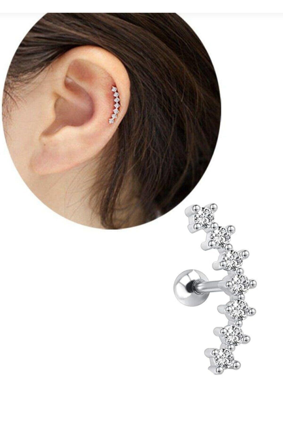 Arescollection Cerrahi Çelik Kıkırdak Helix Piercingi