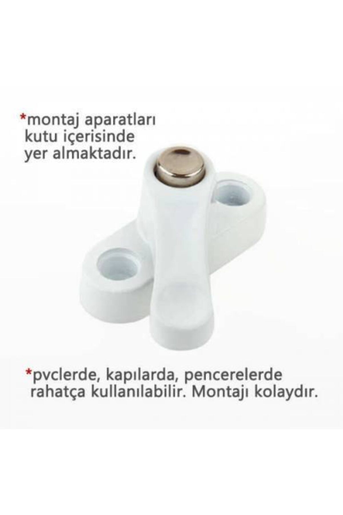 Simbastore Pvc Kapı Pencere Emniyet Kilidi - Pimapen Kilidi - Çelik - 6 Adet