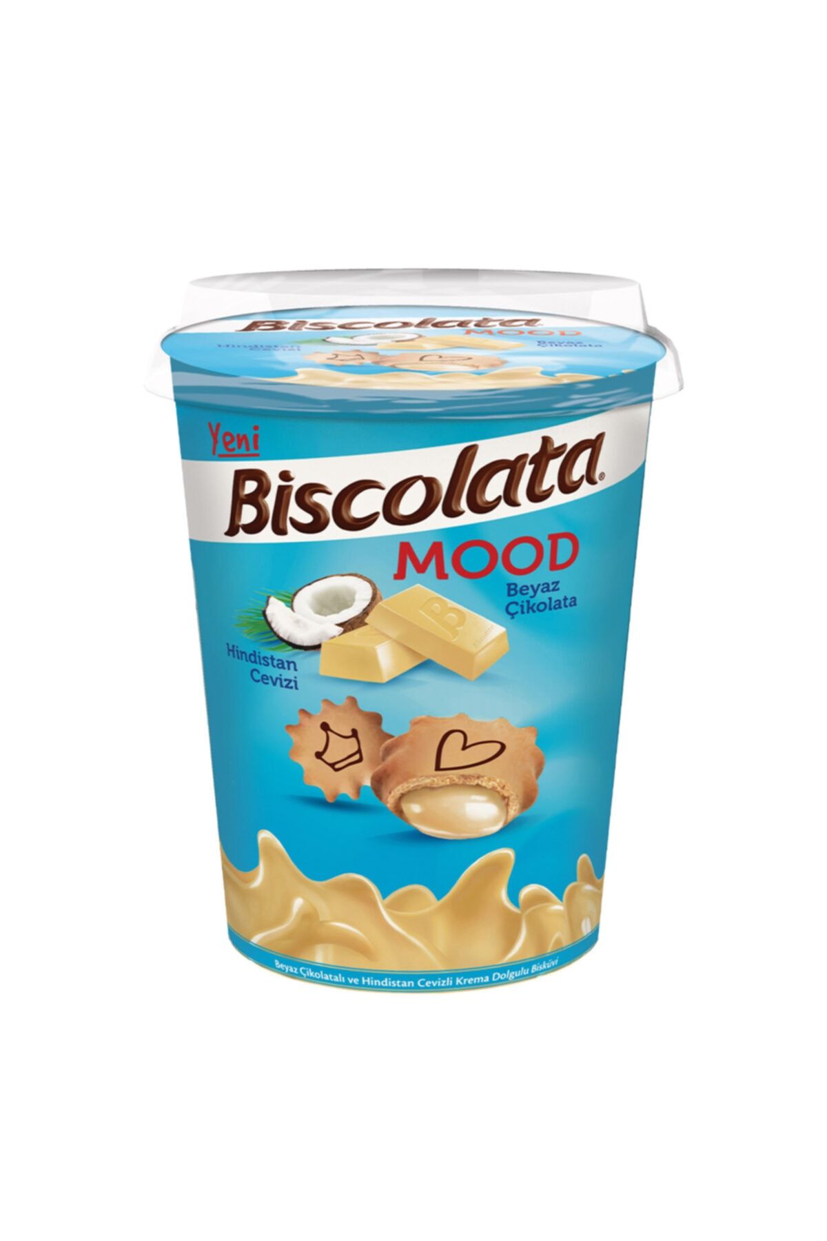 Şölen Biscolata Mood Beyaz Çikolatalı Bisküvi 125 Gr.