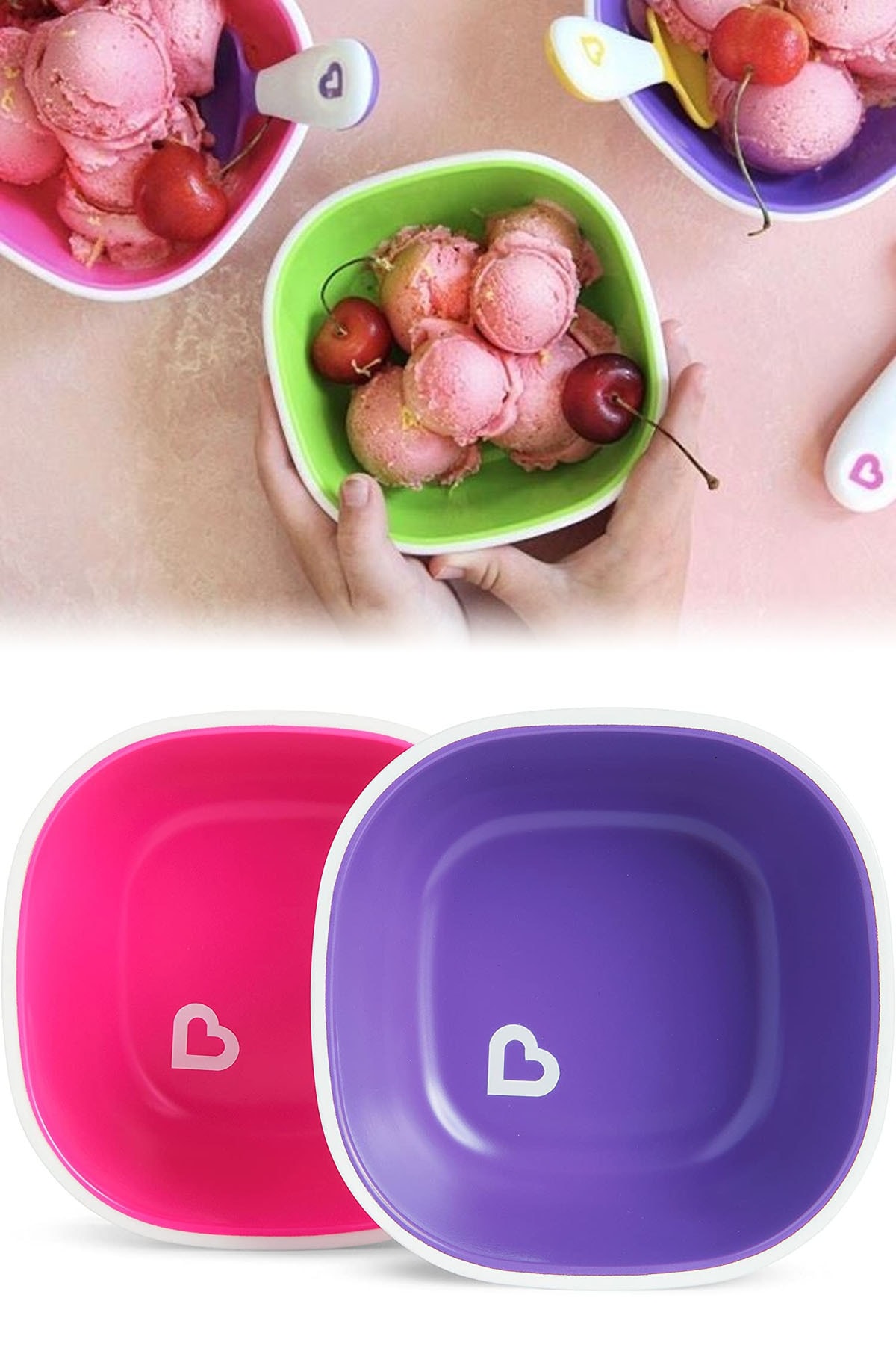 Munchkin Mama Kasesi Seti 2 Adetli Set Yüksek Duvarlı 13cm Pa042