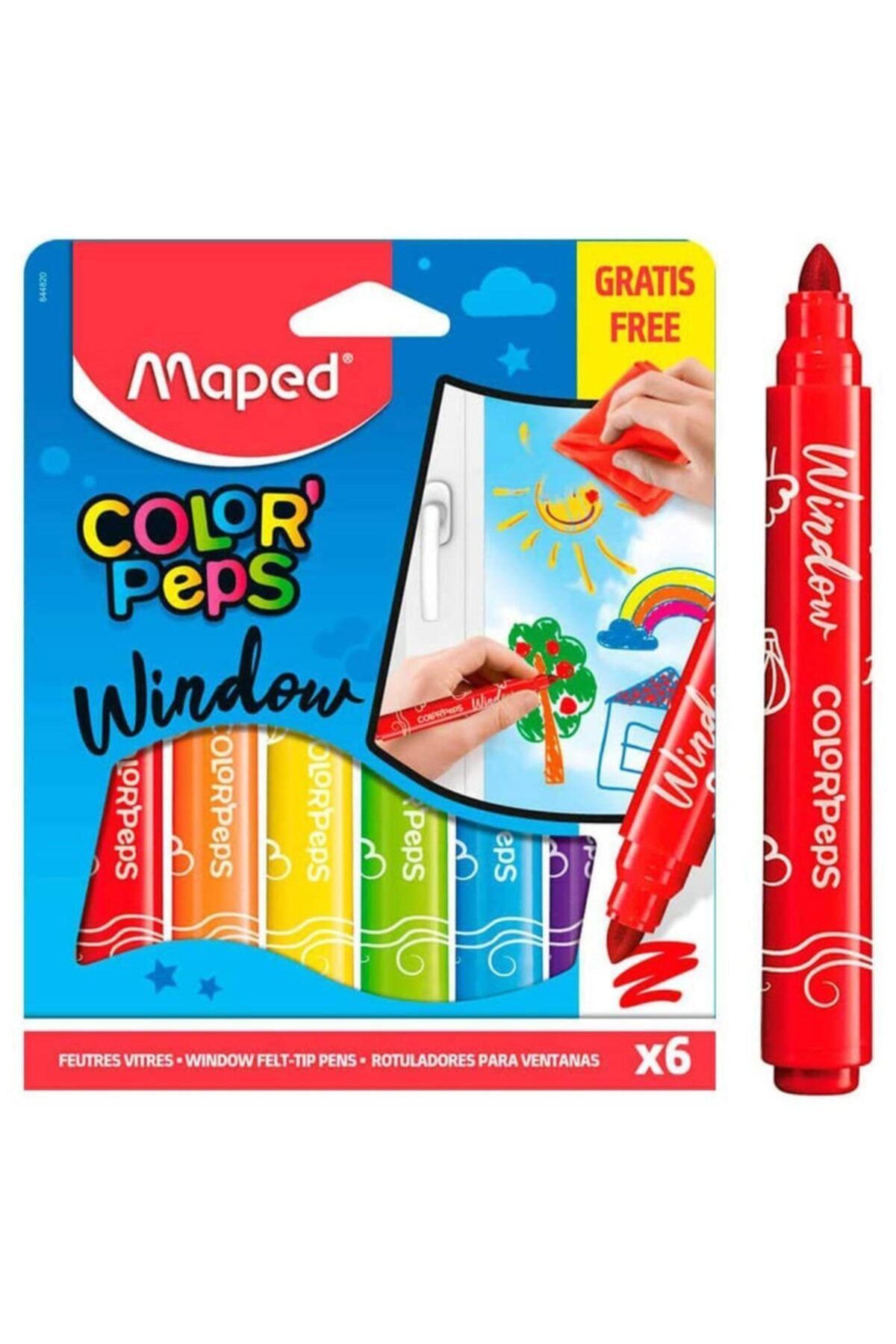 Maped Color Peps Cam Boyası Silme Bezi Hediyeli