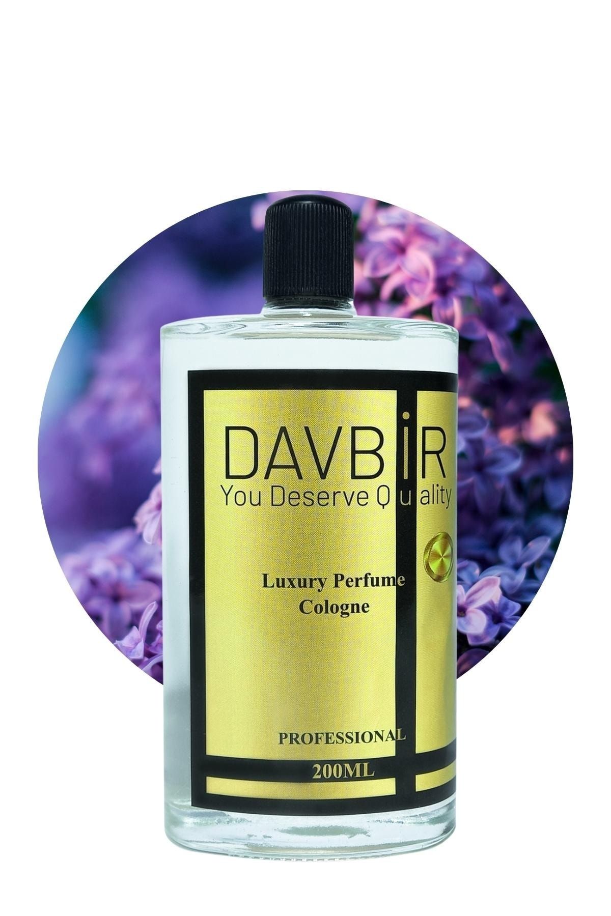 Davbir Leylak Kokulu 80 Derece Kolonya Cam Şişe 200ml Doğal Özler