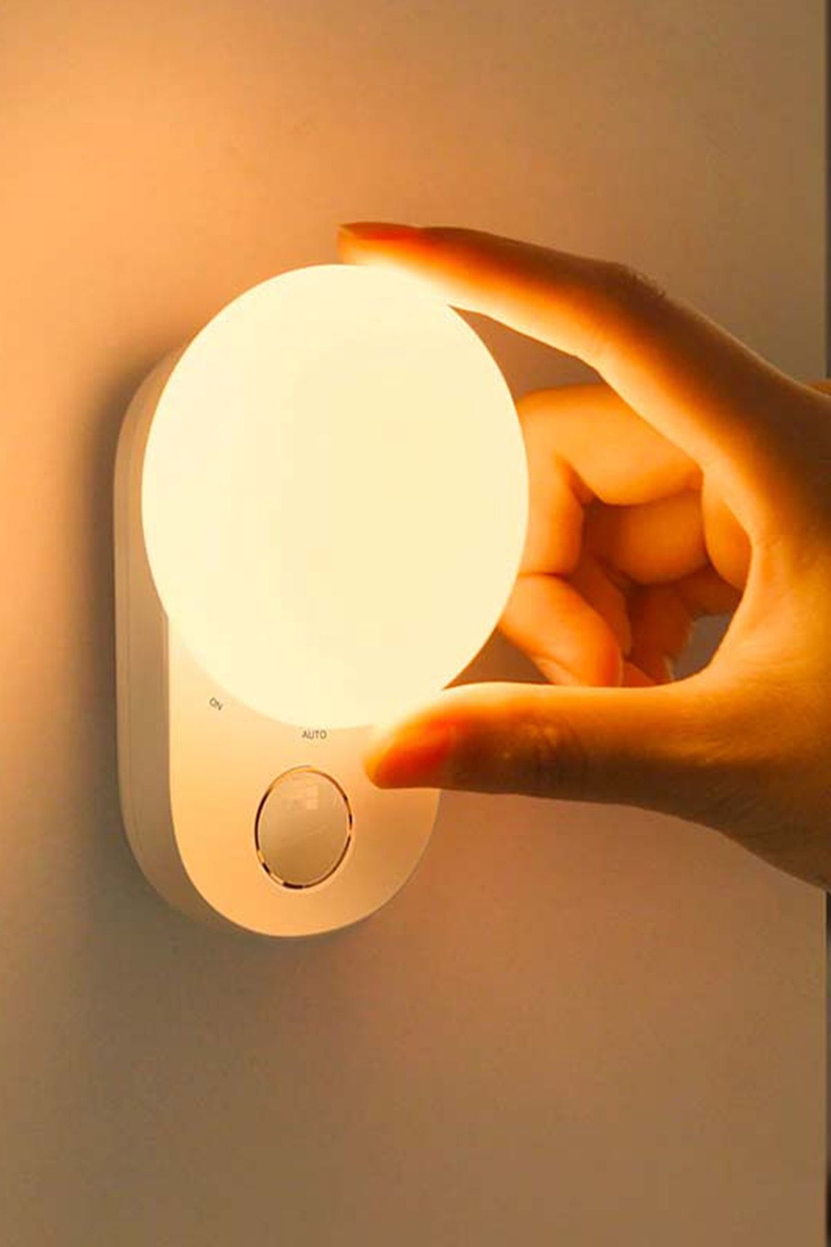Baseus Akıllı Hareket Sensörlü Çocuk Odası Banyo Gardırop Mutfak Için Kablosuz Dolunay Gece Lambası