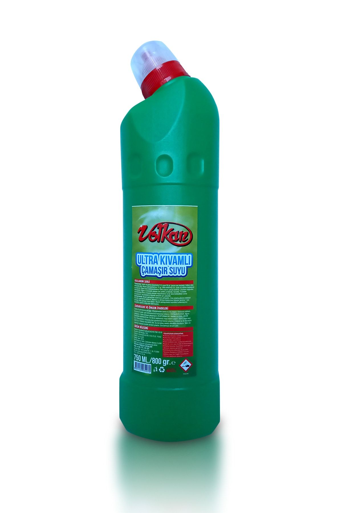 Volkan Temizlik Ürünleri Volkan Ultra Kıvamlı Çamaşır Suyu 750 Ml