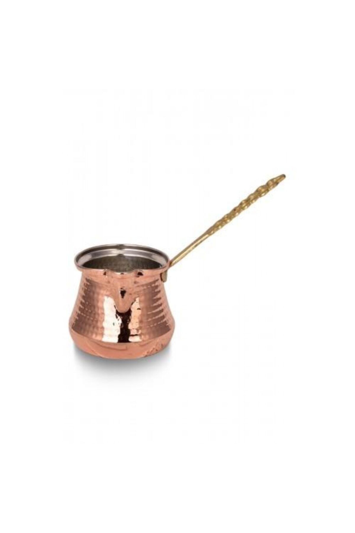 Çeyiz Diyarı Bakır Sütlük Cezve 1120 Ml Kırmızı