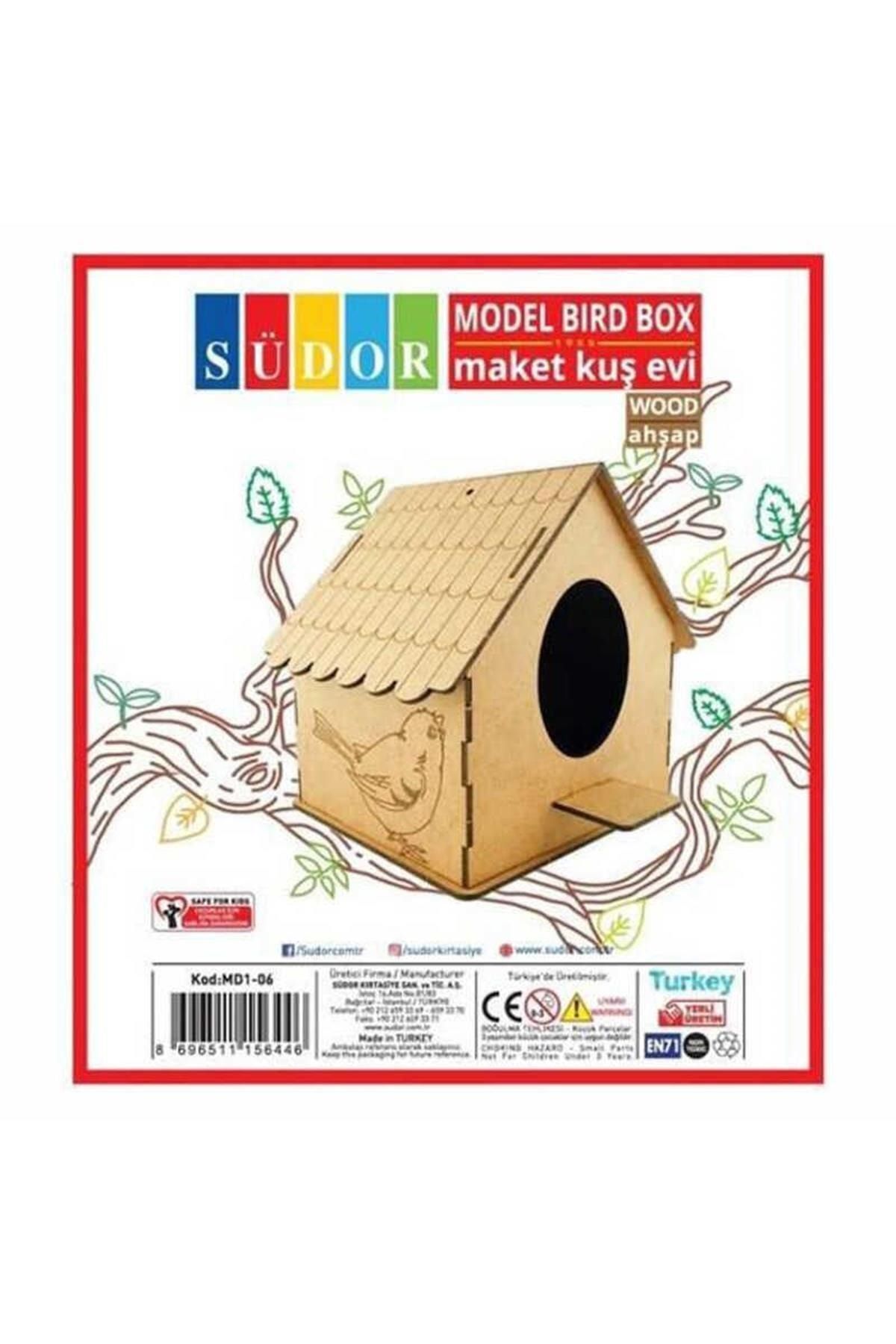 Südor Ahşap Maket Kuş Evi Md1-06