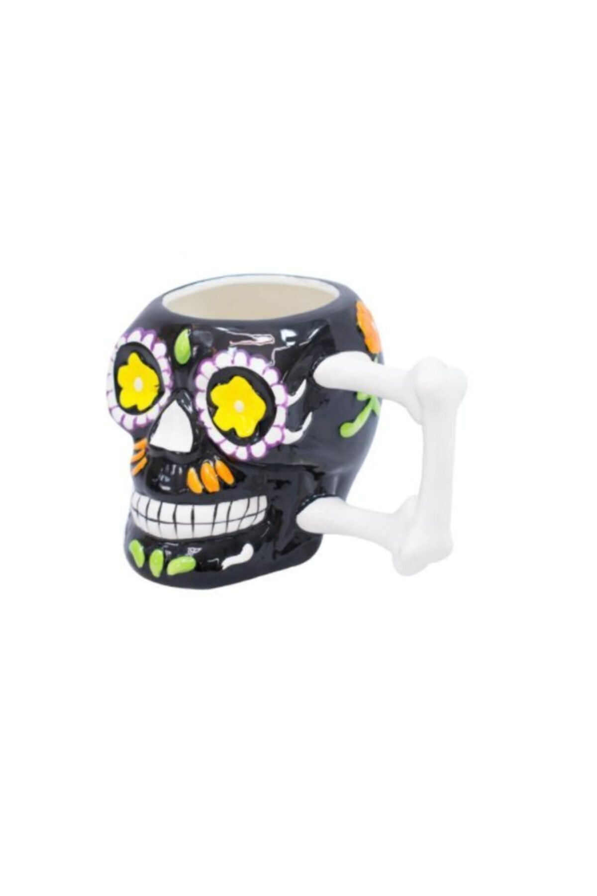 GEMRİL Kuru Kafa 3d Tasarım Kupa Bardak Hediyelik Mug Kahve Fincanı