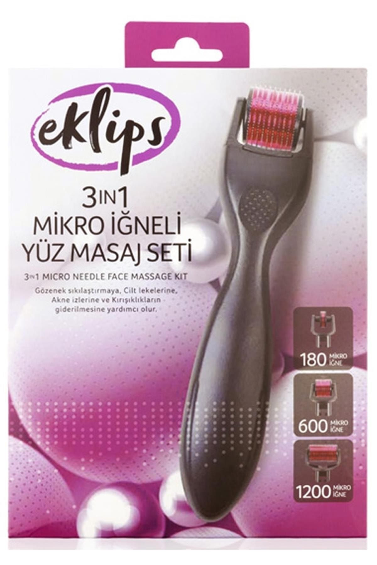 eklips Iğneli Yüz Masaj Aleti Seti