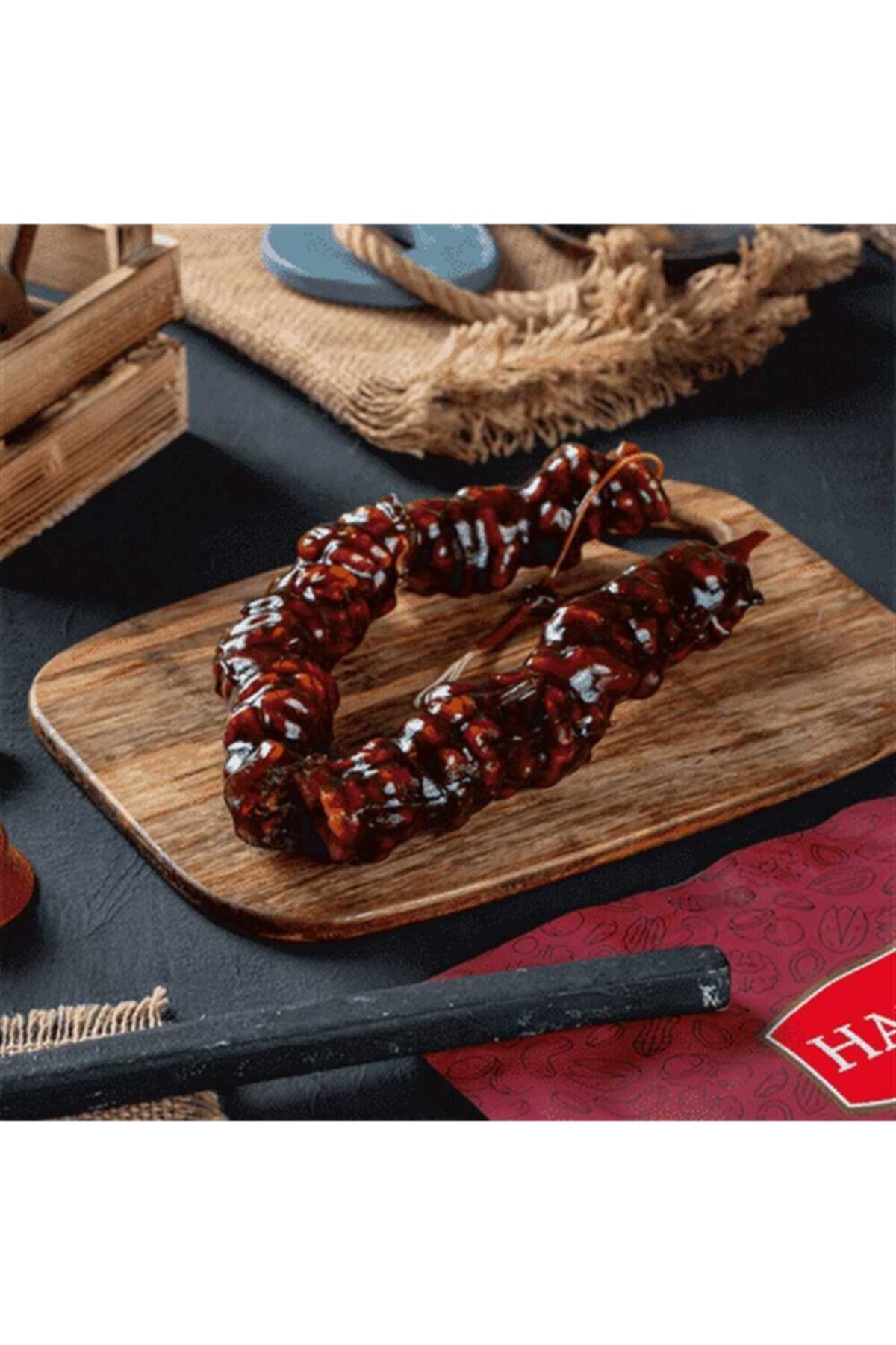 Halktan Kuruyemiş Halktan Duble Cevizli Vezir Sucuk 500 Gr.