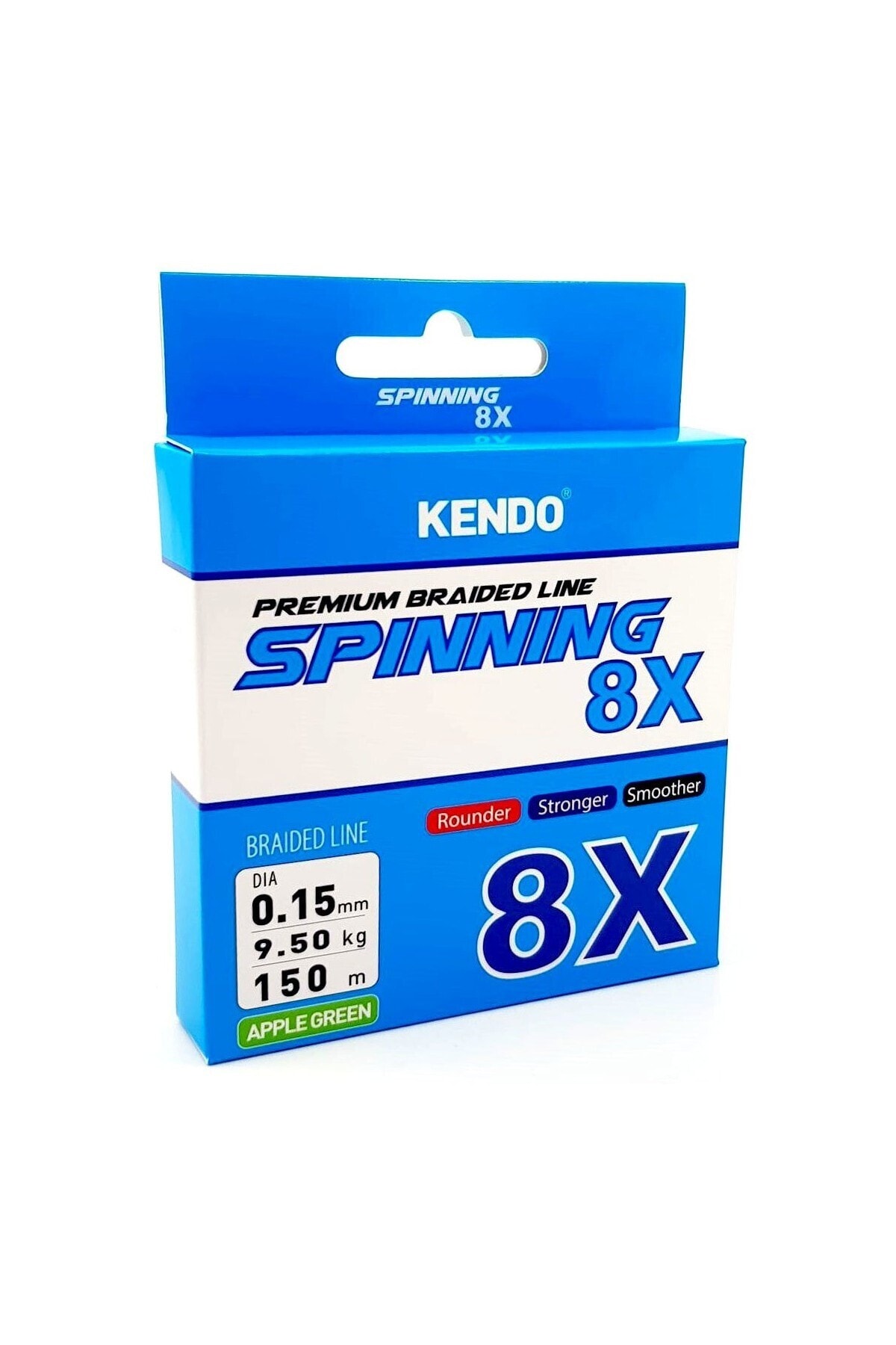 Kendo Spinning 8x Fighting Örgü Ip Misina Green 150 Mt 0,13 Mm 7.70 Kg