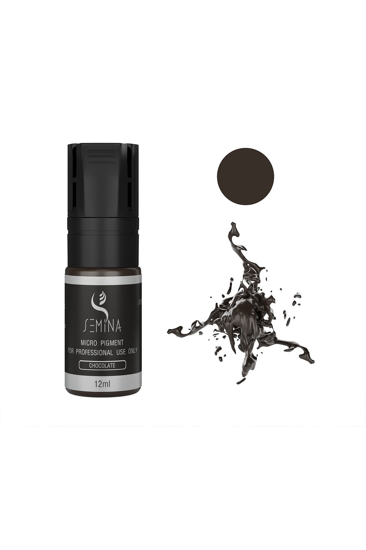Semina Permanent Semina Kalıcı Makyaj Boyası - Micro Pigment Chocolate 12ml