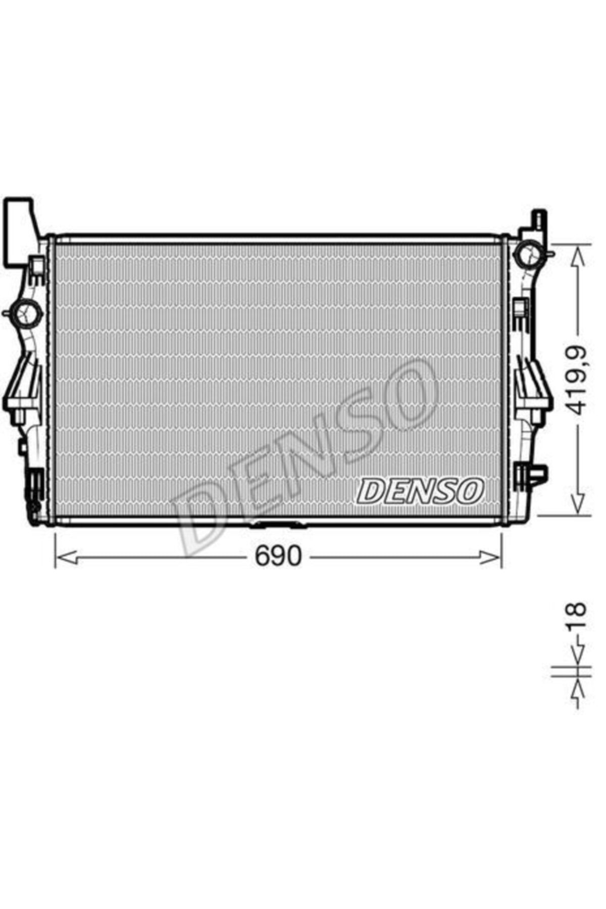 ÖZGÜÇYEDEK Motor Su Radyatoru (kalınlık: 18mm) Vıto W447 14