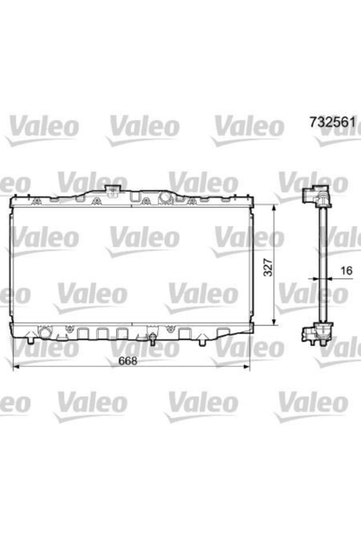 ÖZGÜÇYEDEK Motor Su Radyatoru Toyota Celıca 8689 Corolla Ae82 8387 Manuel (325x685x17)