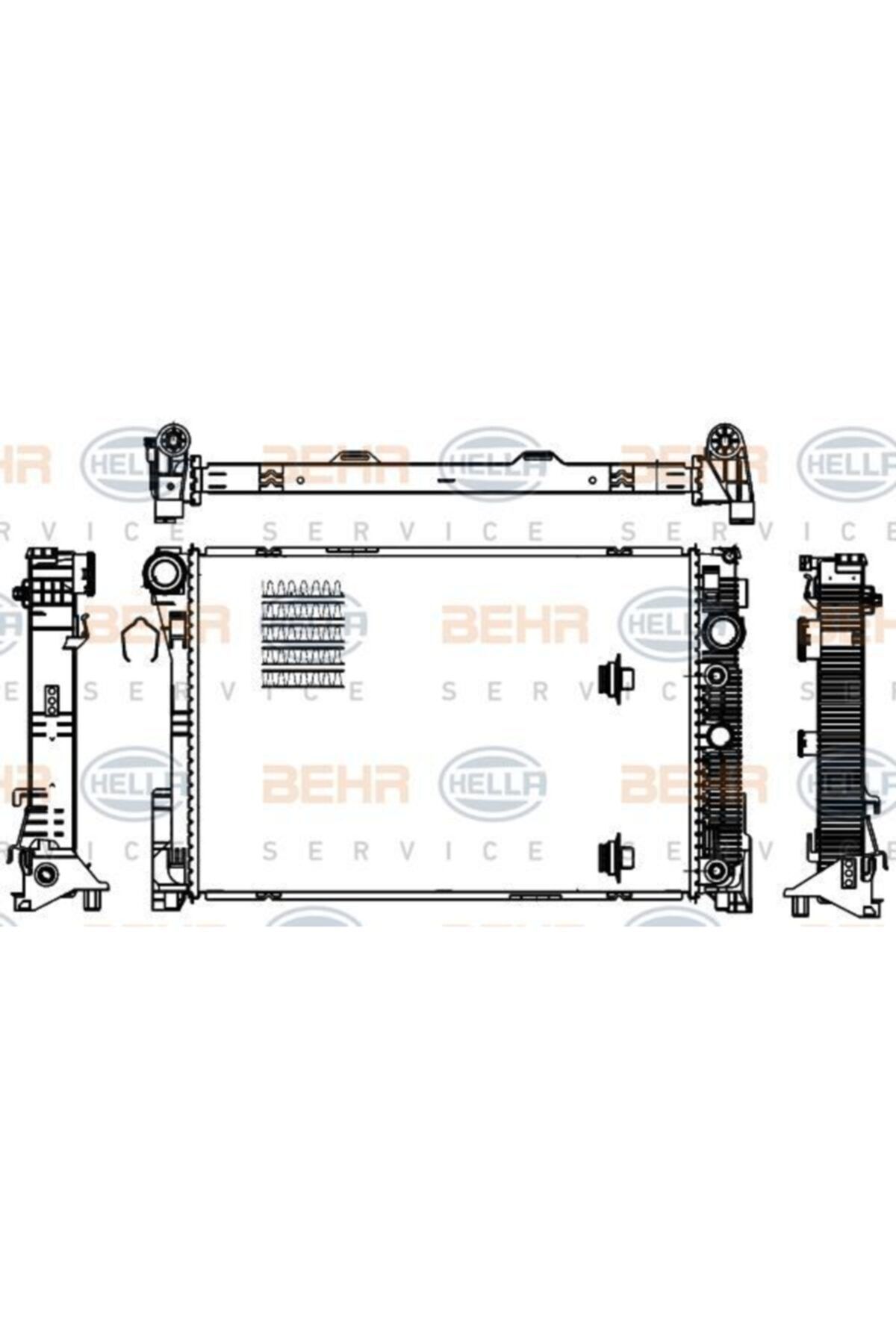 ÖZGÜÇYEDEK Motor Su Radyatoru X204 0815 W204 0814 C218 1117 W212 0915 C207 1016