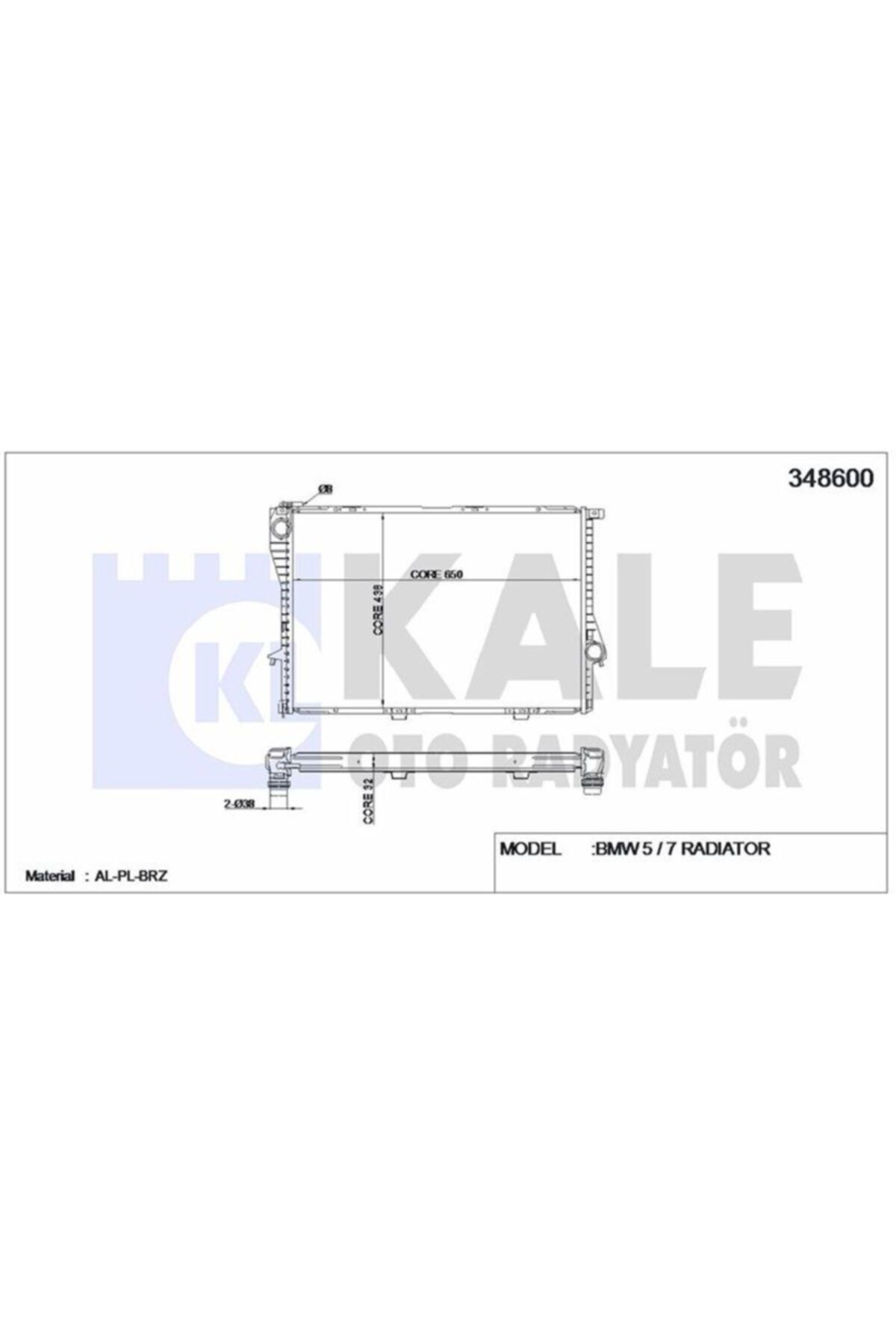 ÖZGÜÇYEDEK Motor Su Radyatoru Bmw M52 M54 E39 E38