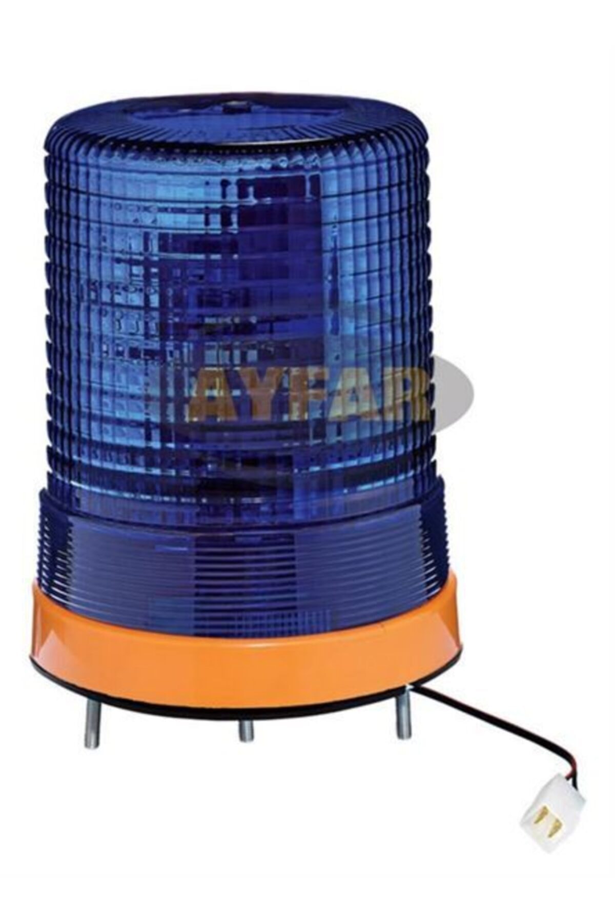 ÖZGÜÇYEDEK Trafık Ikaz Lambası Led Mavı 12 24v Vıdalı