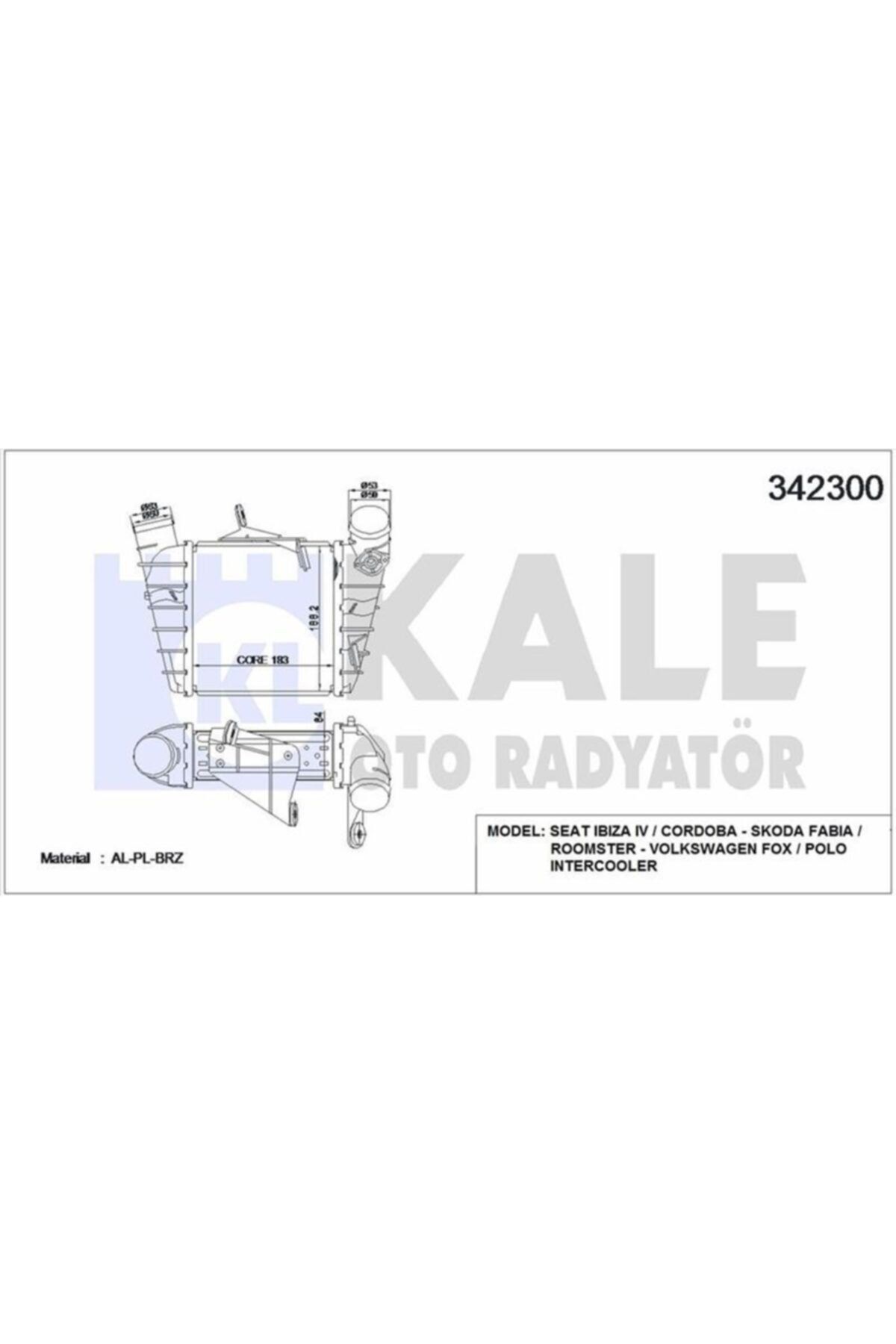 ÖZGÜÇYEDEK Turbo Radyatoru Polo Cordoba Fabıa 1,4tdı / 1,9tdı 02