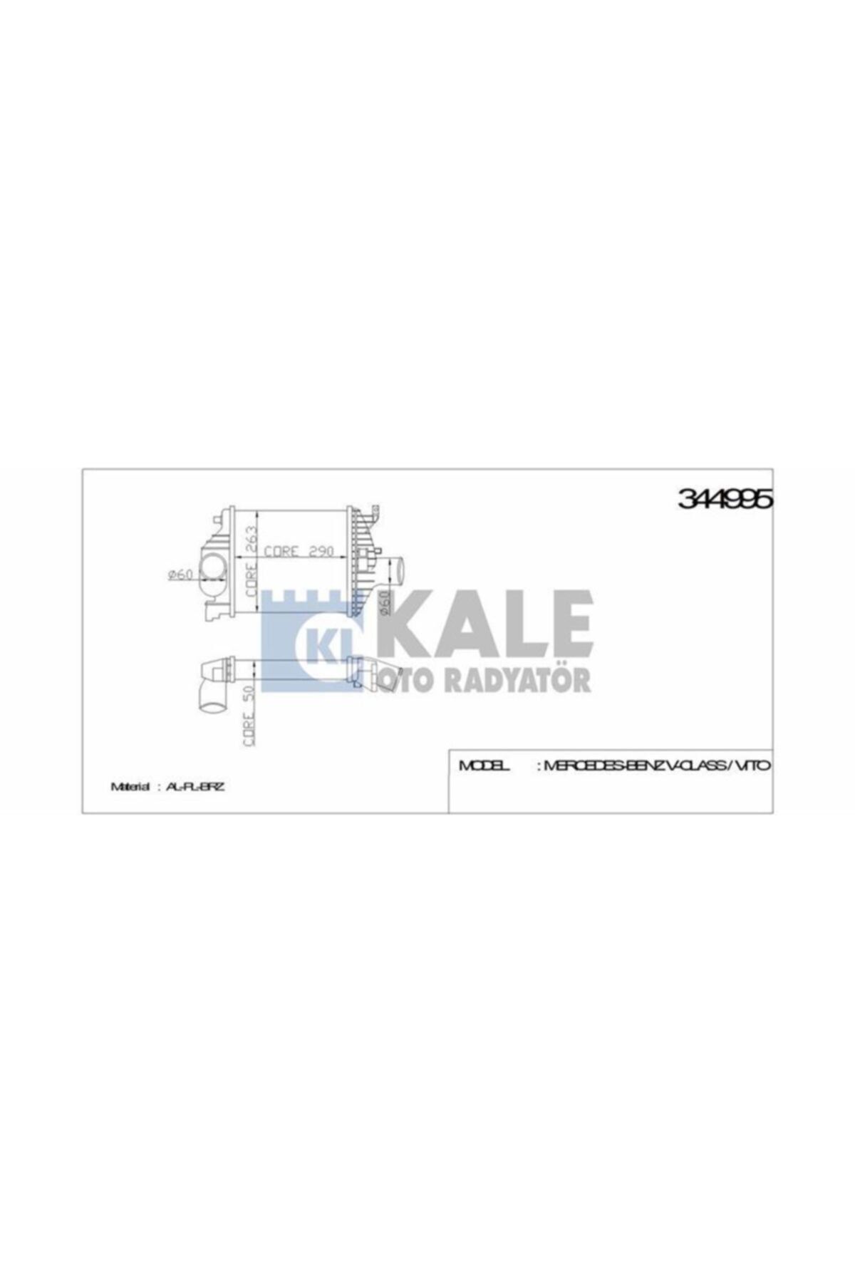 ÖZGÜÇYEDEK Turbosarj Radyatoru V-class 638/2 9603 Vıto 638 9603