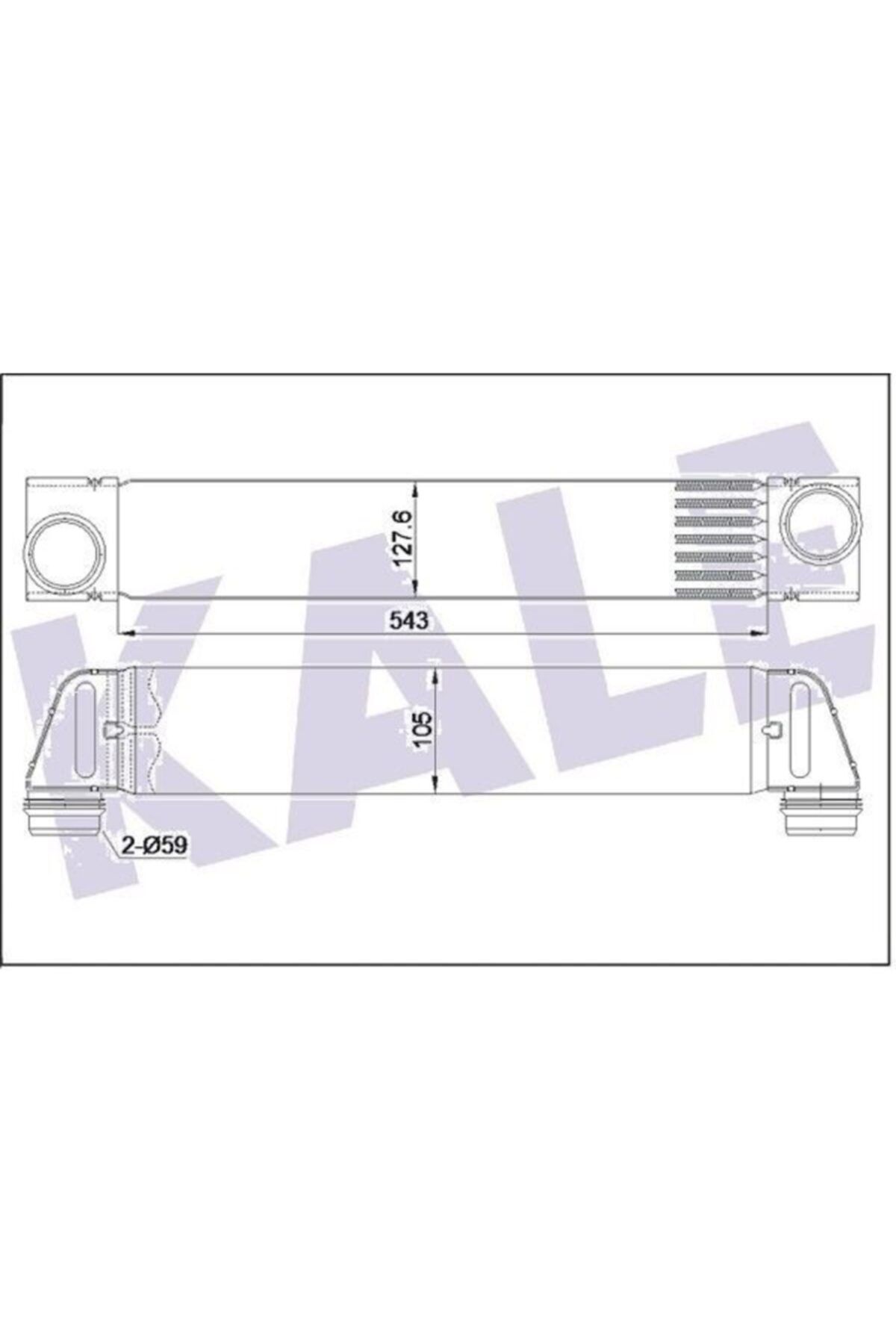 ÖZGÜÇYEDEK Turbo Radyatoru Bmw E65 E66 Landrover Range Iıı M57 N57