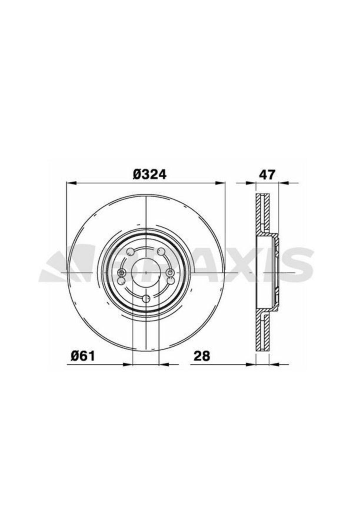 ÖZGÜÇYEDEK On Fren Dısk Aynası Havalı Espace Iv 1.9dcı / 2.0 / 2.0t / 2.2dcı / 3.0dcı / 3.5