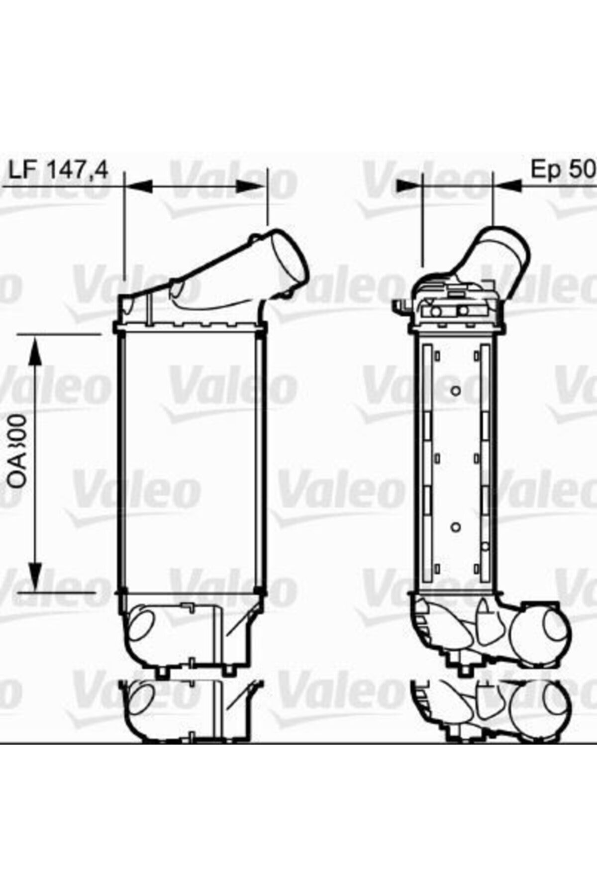 ÖZGÜÇYEDEK Turbo Radyatoru P307 Ym P308c4 C4 Pıcasso Dw10bted4 (2,0hdı 16v) 07